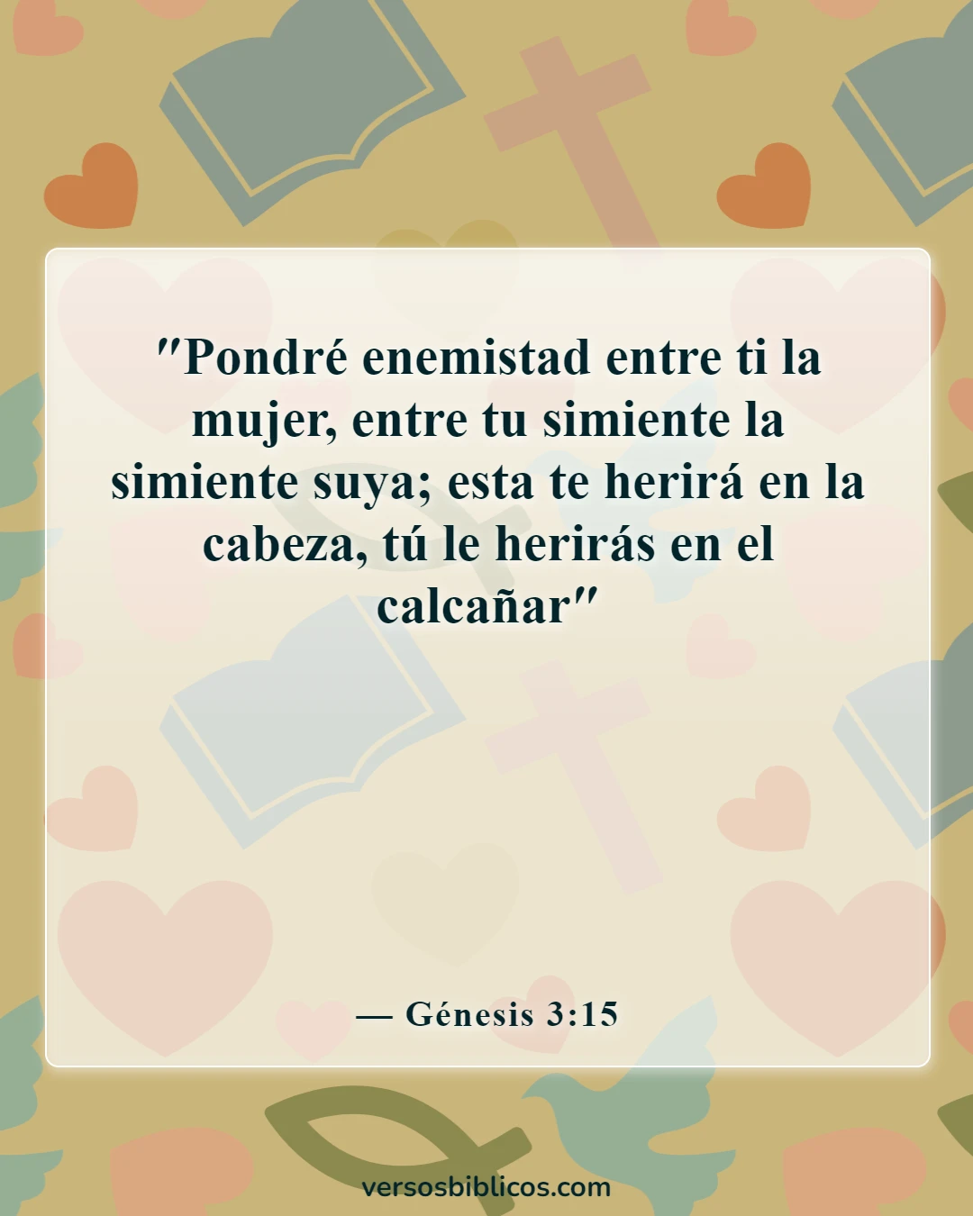 Versículos de la Biblia sobre la Navidad (Génesis 3:15)