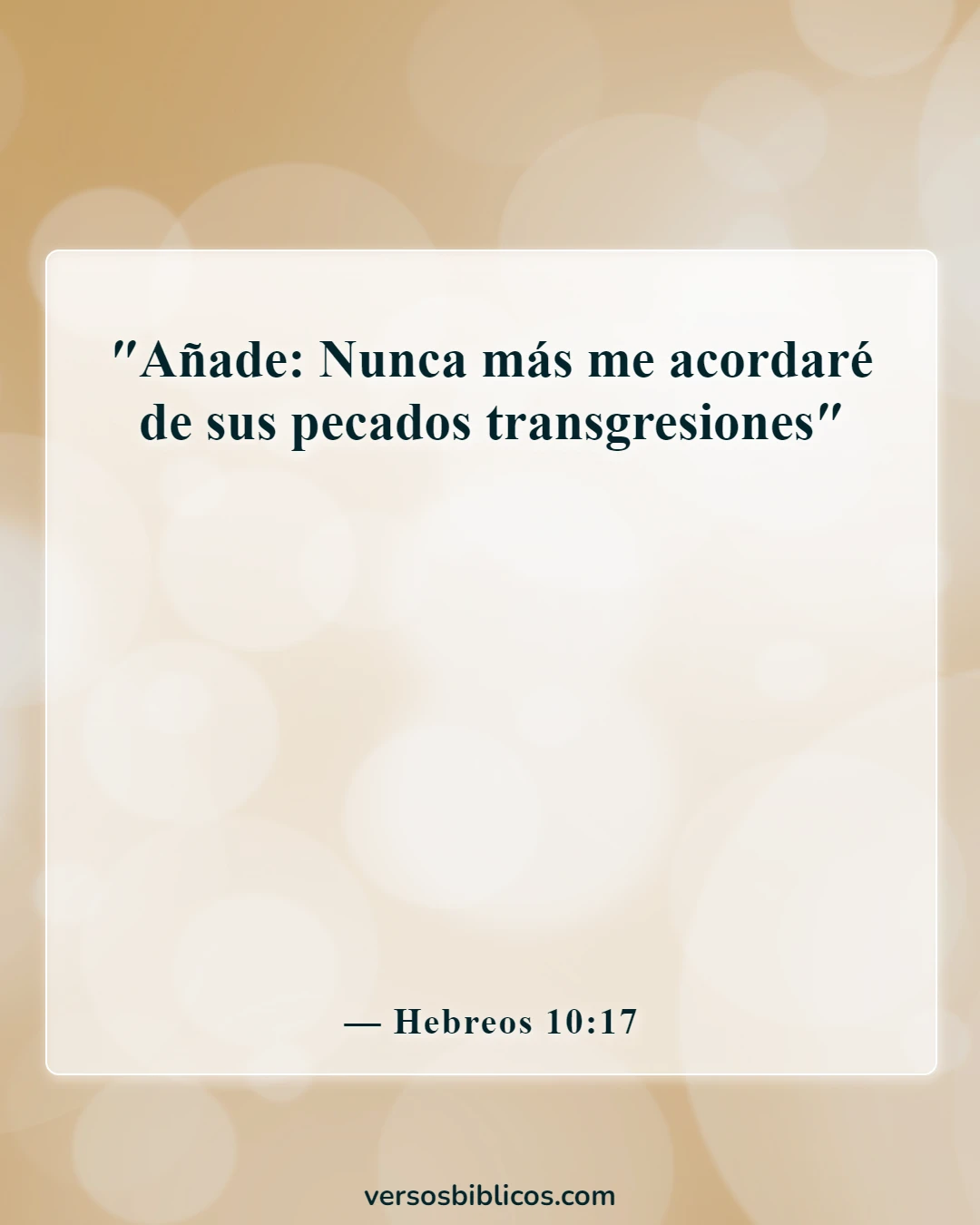Versículos de la Biblia sobre el prostituto (Hebreos 10:17)