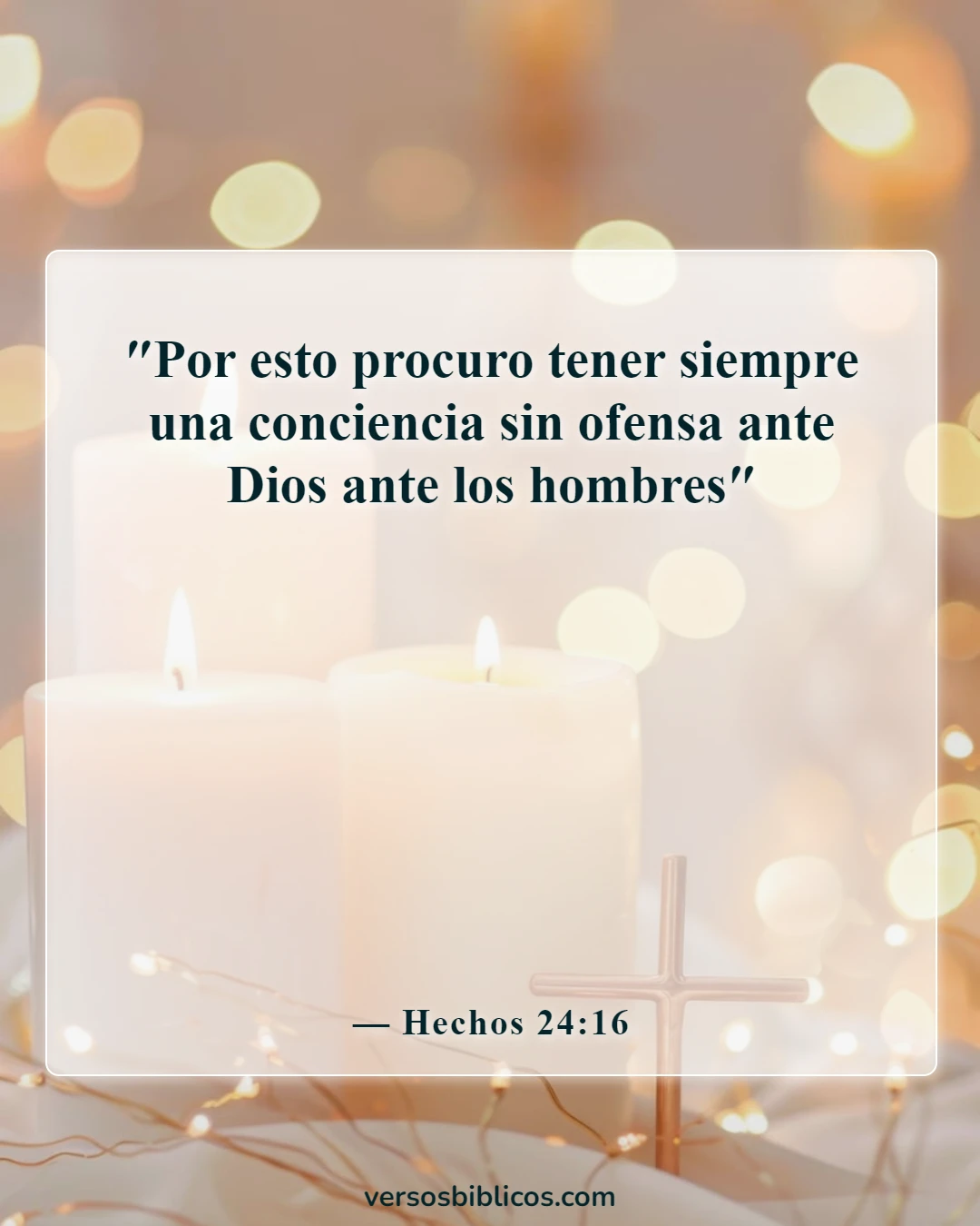 Versículos de la Biblia sobre la limpieza (Hechos 24:16)
