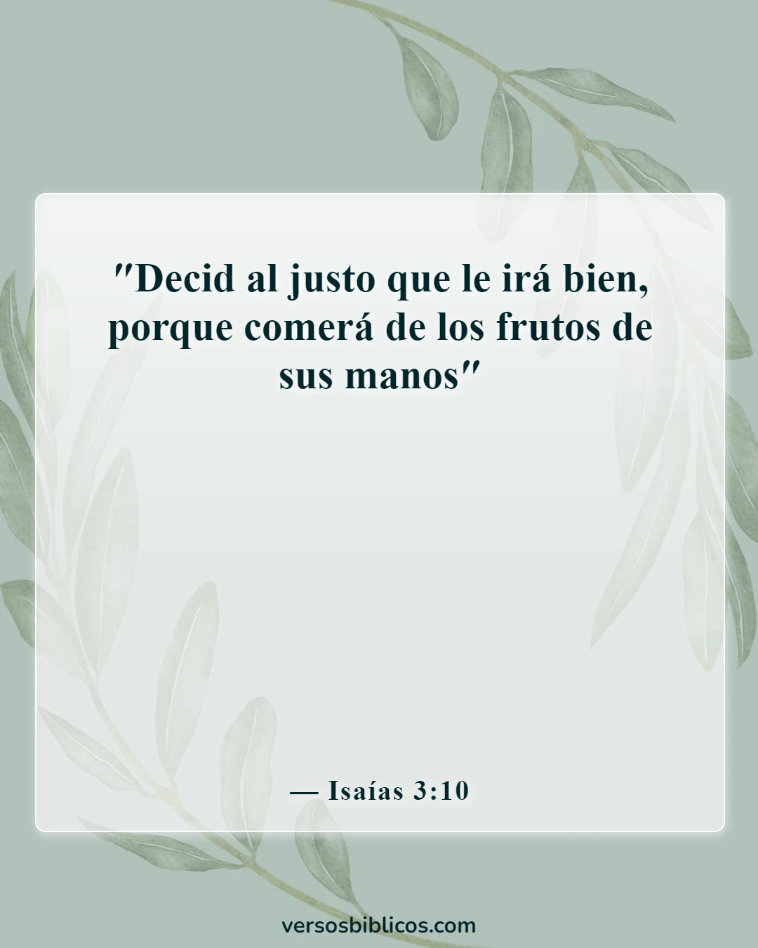 Versículos de la Biblia sobre las trampas en los negocios (Isaías 3:10)