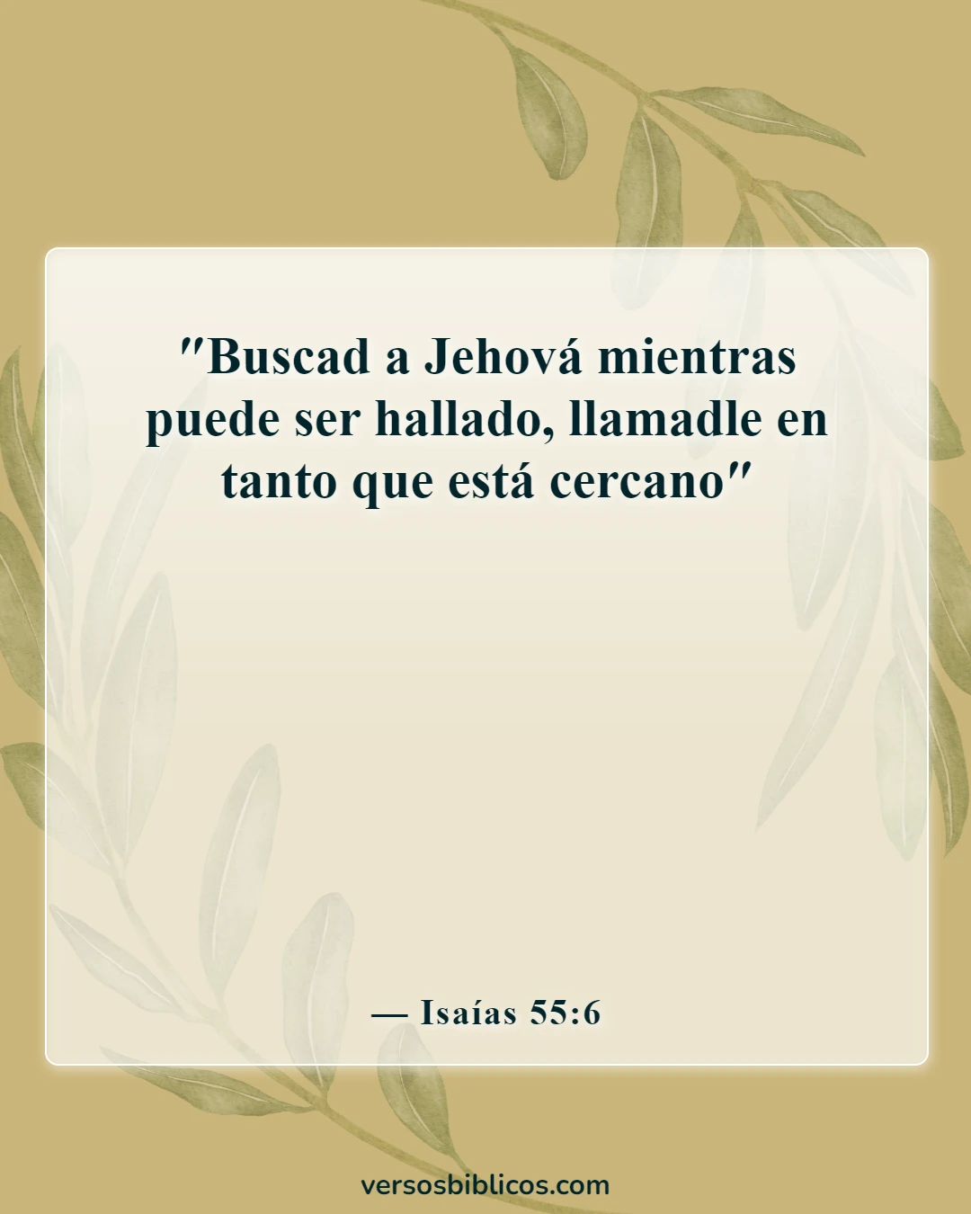 Versículos de la Biblia sobre la advertencia antes de la destrucción (Isaías 55:6)