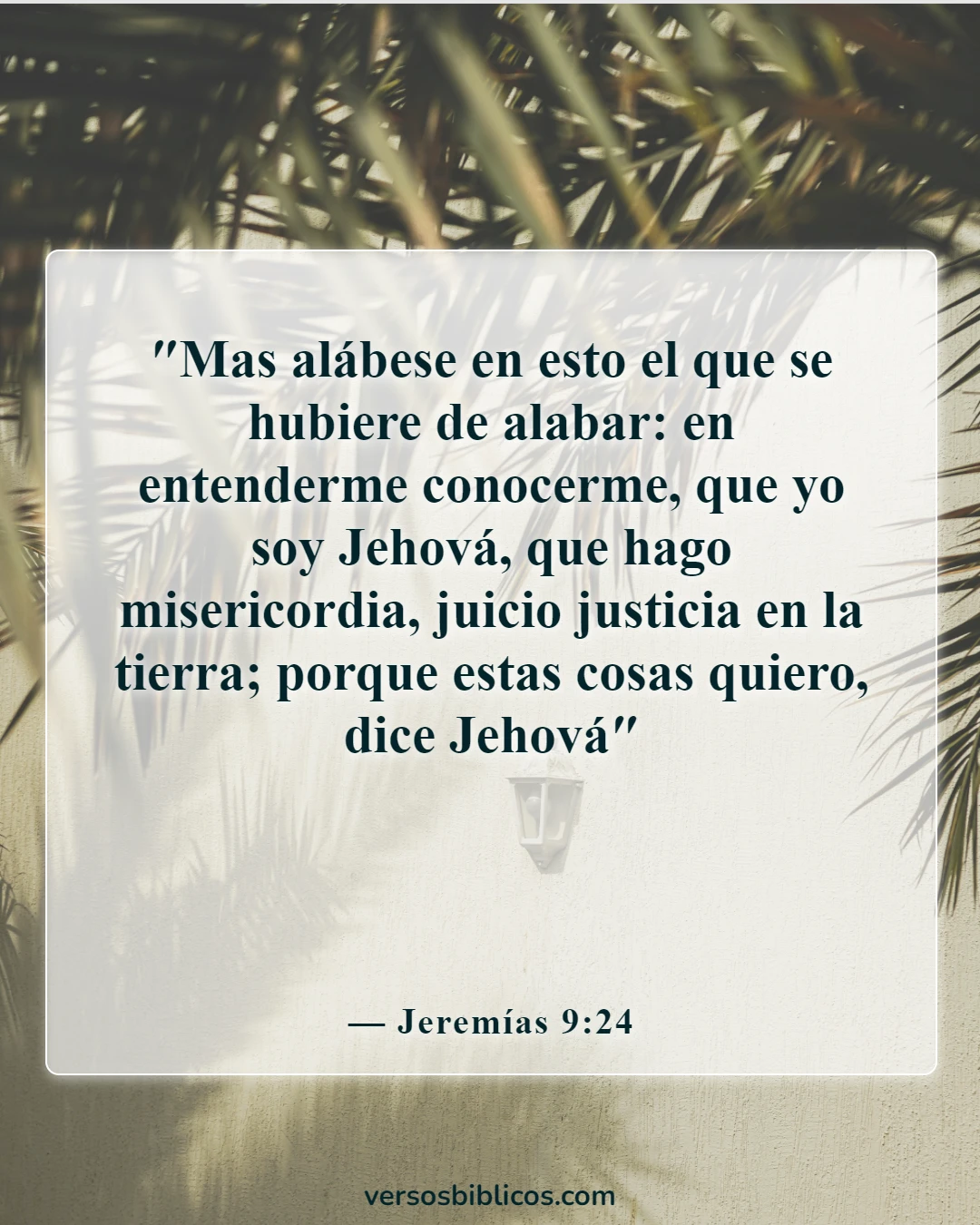 Versículos de la Biblia sobre estar orgulloso de ti mismo (Jeremías 9:24)