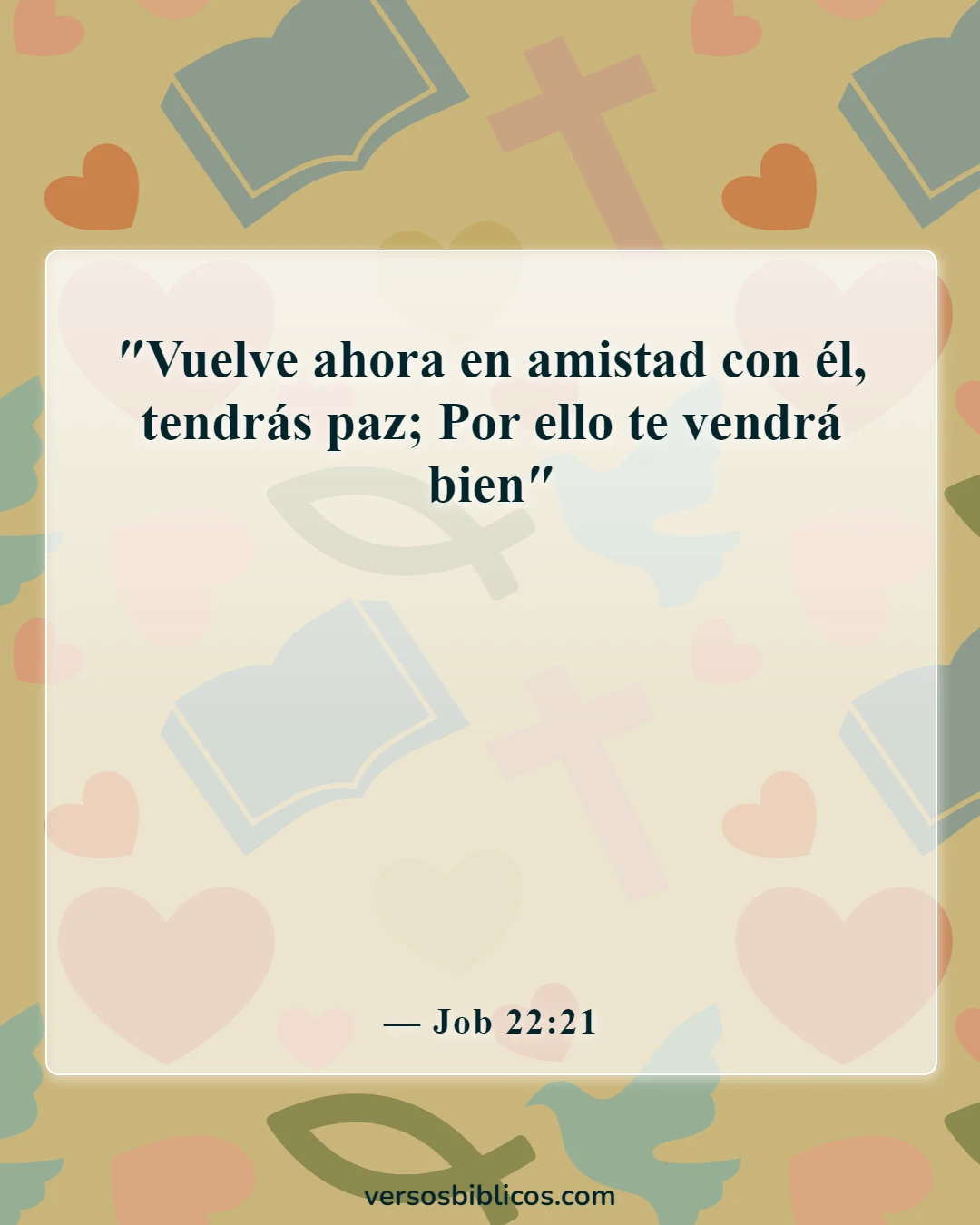 Versículos de la Biblia sobre las bendiciones empresariales (Job 22:21)