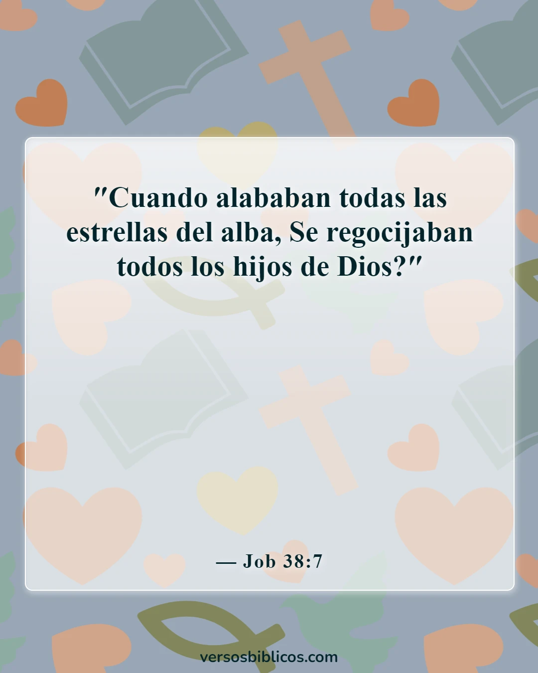 Versículos de la Biblia sobre los ángeles se regocijan en el cielo (Job 38:7)