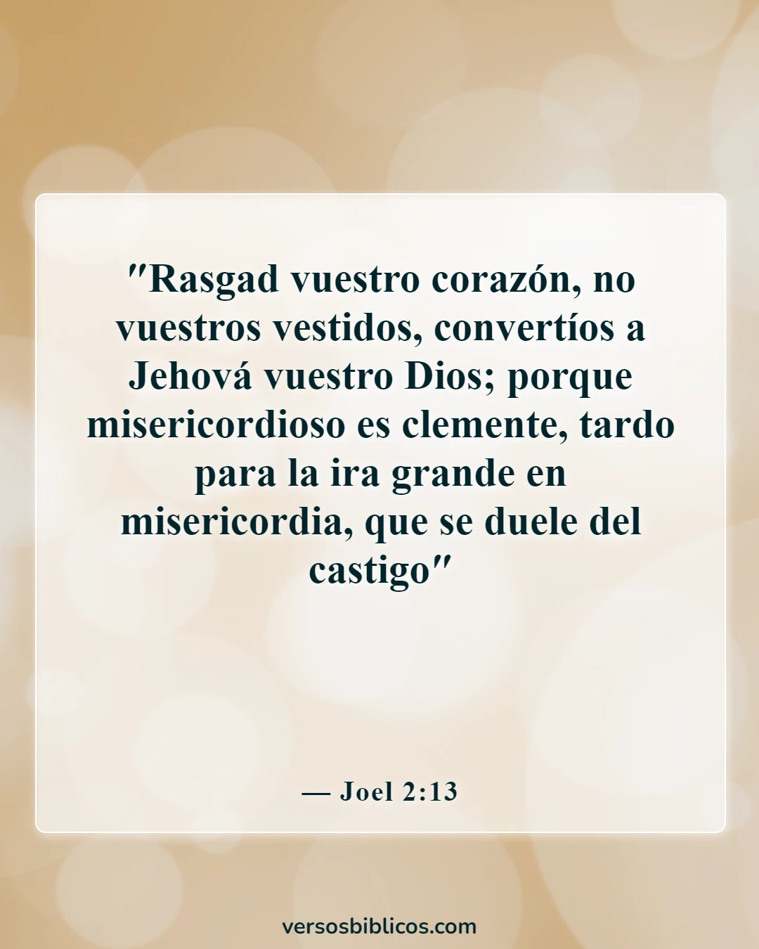 Versículos de la Biblia sobre el ayuno (Joel 2:13)