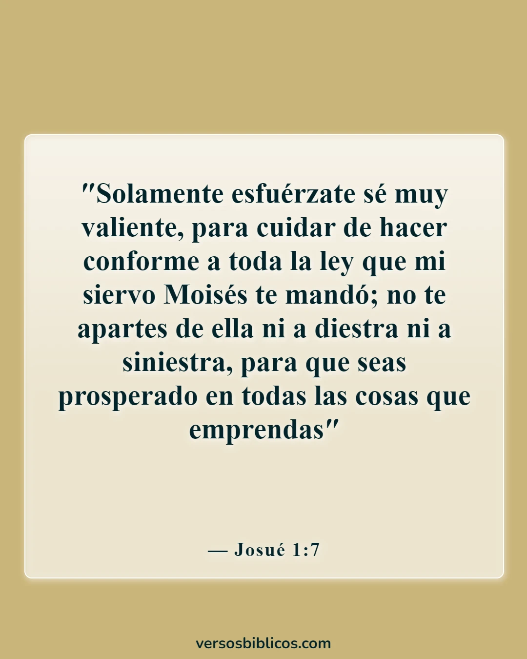 Versículos de la Biblia sobre la coherencia (Josué 1:7)