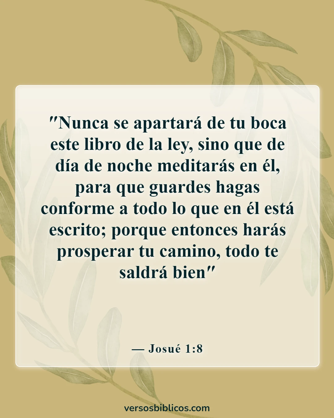 Versículos de la Biblia sobre recordar a Dios (Josué 1:8)