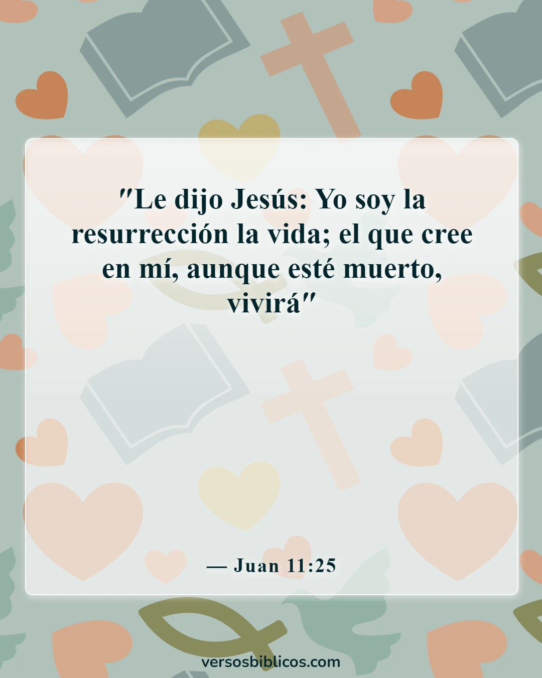 Versículos de la Biblia sobre ir al cielo (Juan 11:25)