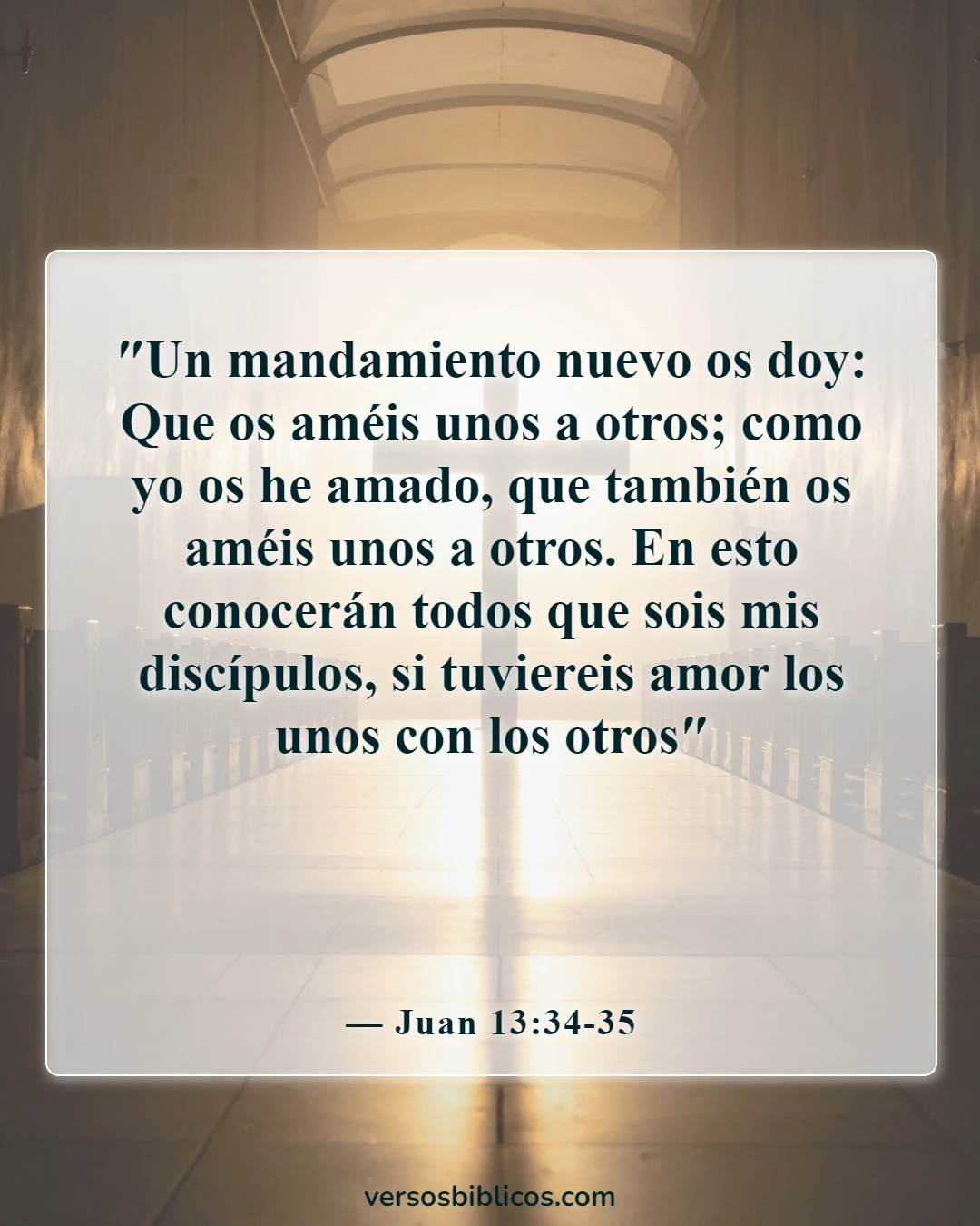 Versículos de la Biblia sobre la vulnerabilidad (Juan 13:34-35)