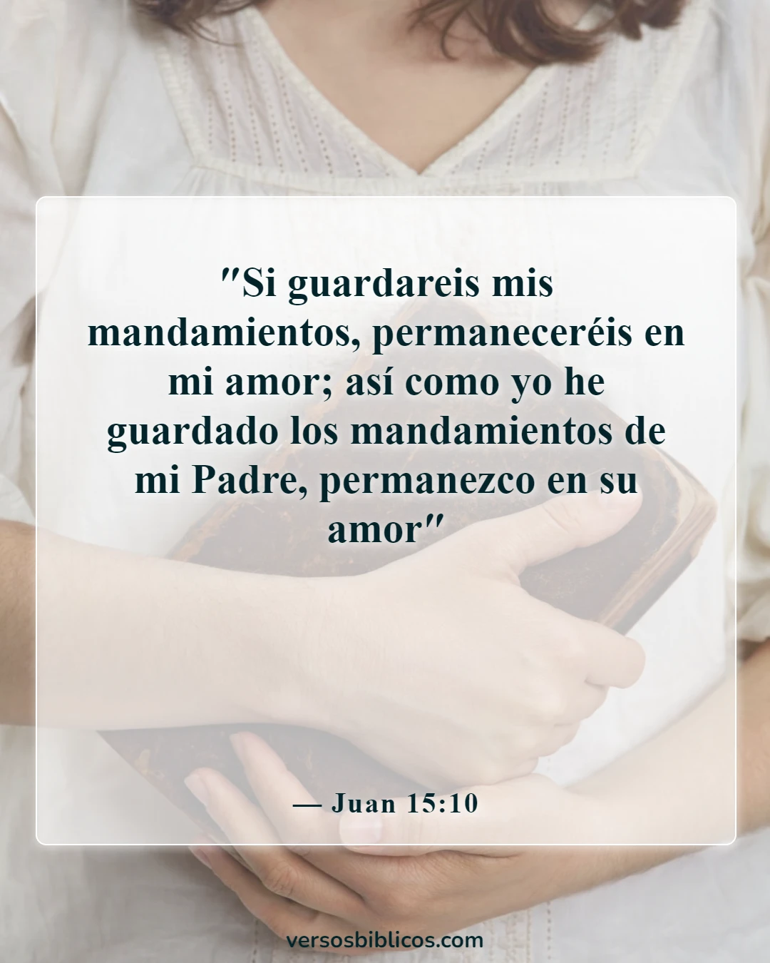 Versículos de la Biblia sobre las expectativas (Juan 15:10)