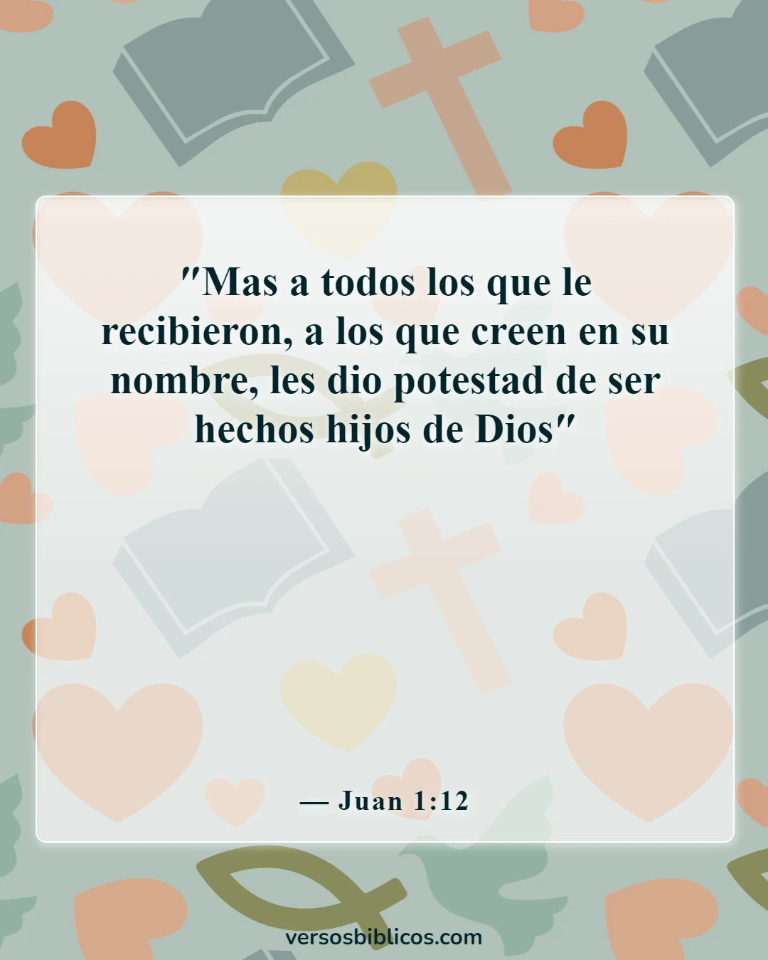 Versículos de la Biblia sobre la salvación solo a través de Cristo (Juan 1:12)