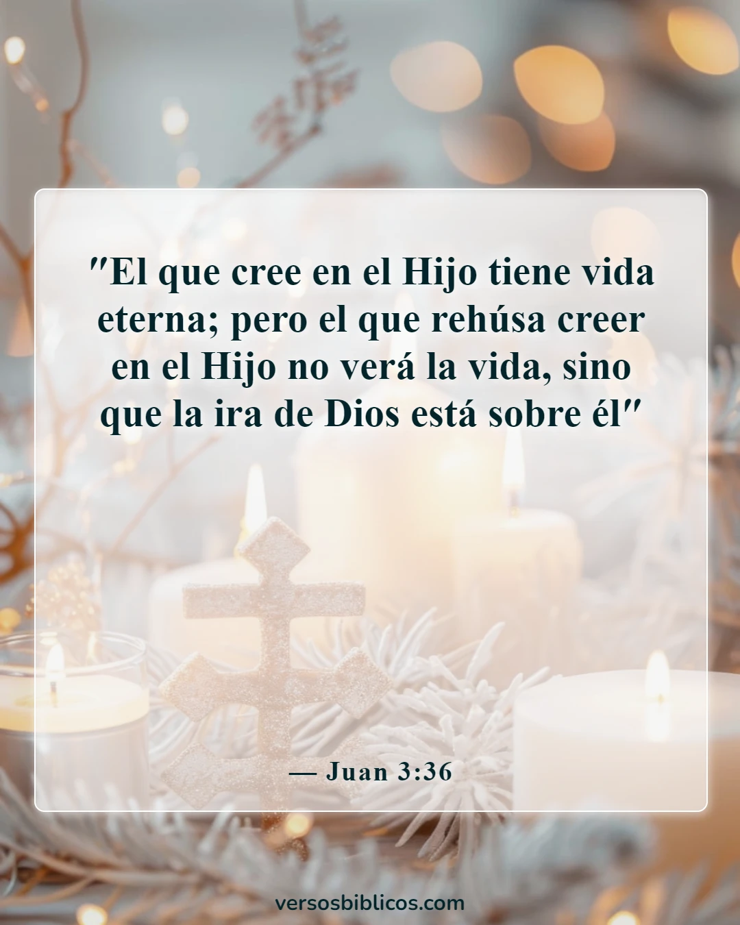 Versículos de la Biblia sobre la muerte eterna (Juan 3:36)