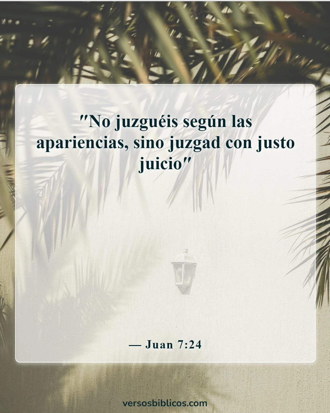 Versículos de la Biblia sobre el discernimiento (Juan 7:24)