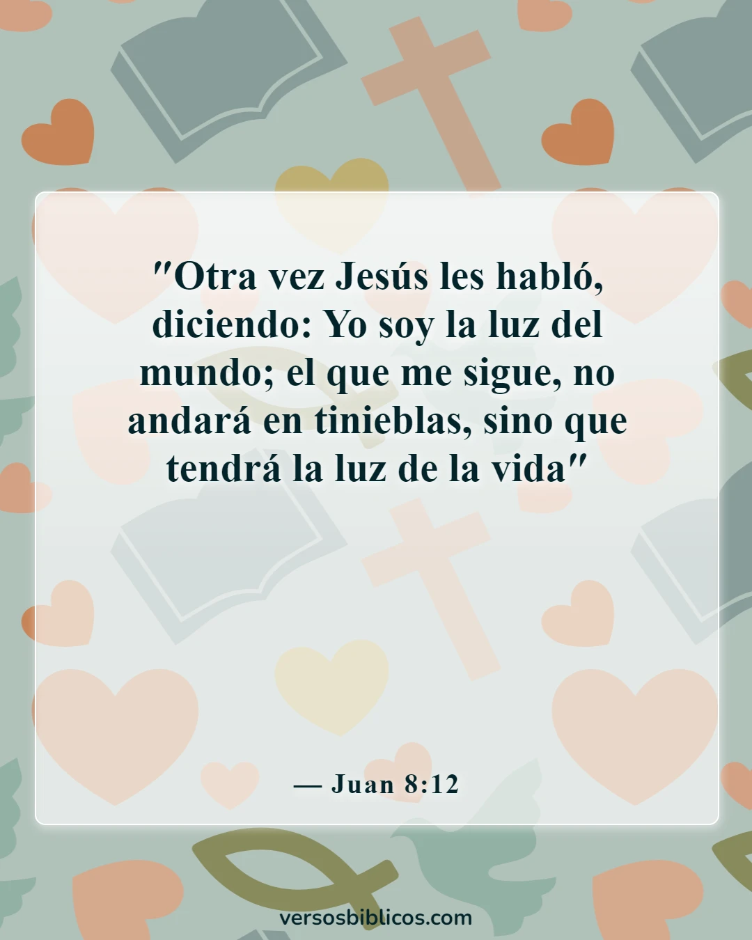 Versículos de la Biblia sobre Jesús (Juan 8:12)