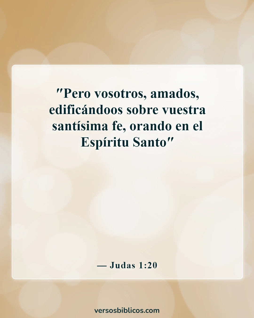 Versículos de la Biblia sobre hablar en lenguas (Judas 1:20)