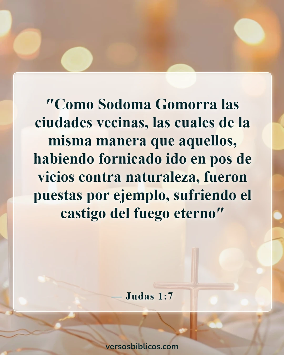 Versículos de la Biblia sobre el hecho de que el infierno es eterno (Judas 1:7)