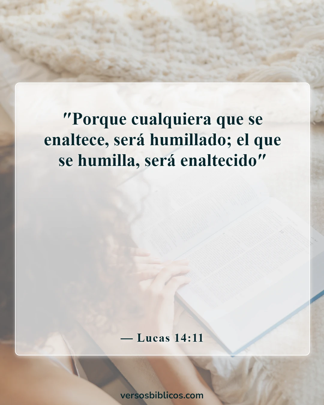 Versículos de la Biblia sobre Jesús (Lucas 14:11)