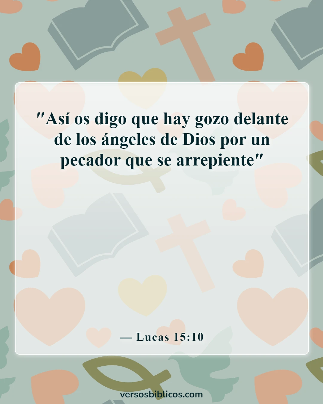Versículos de la Biblia sobre los ángeles se regocijan en el cielo (Lucas 15:10)