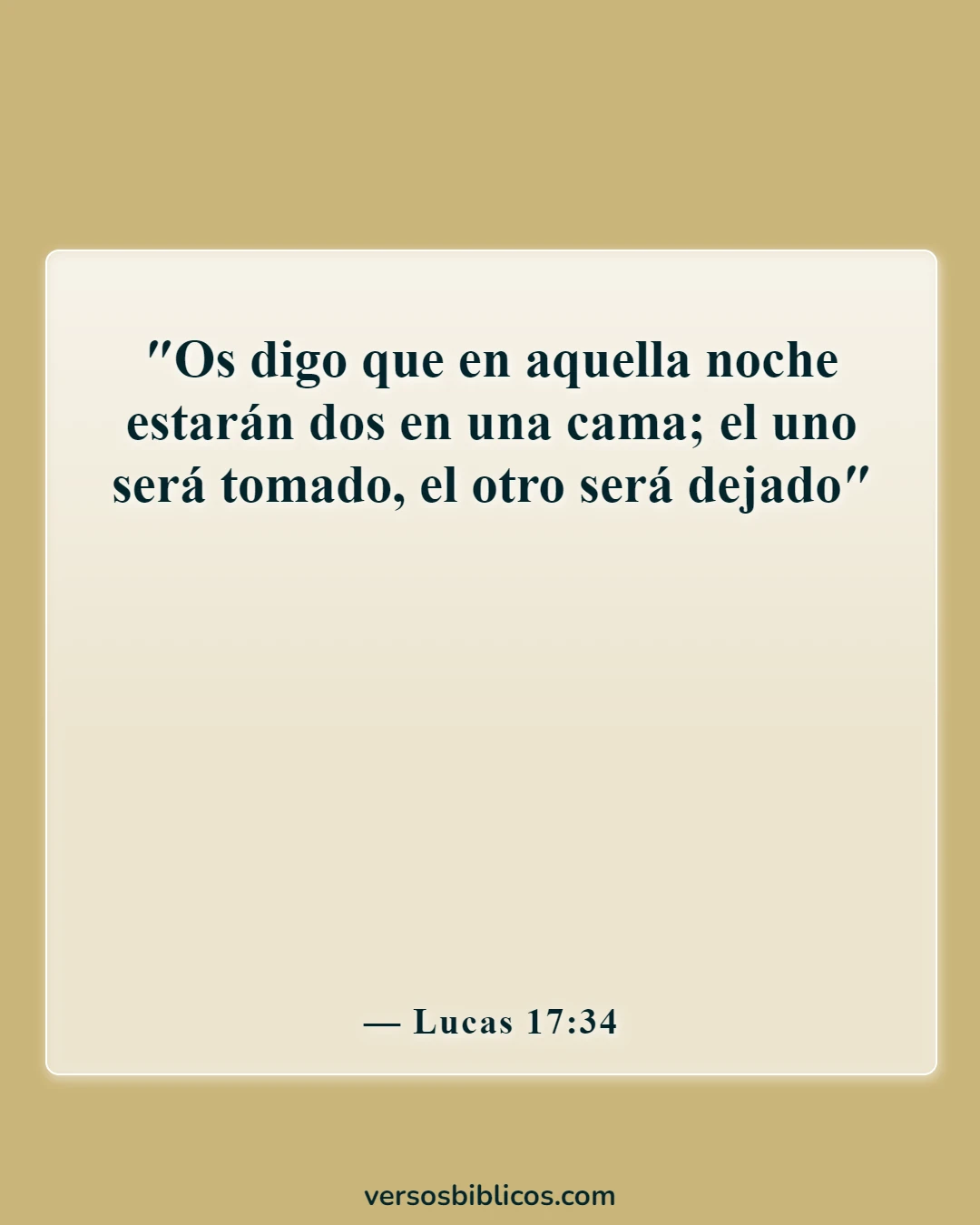 Versículos de la Biblia sobre el rapto (Lucas 17:34)