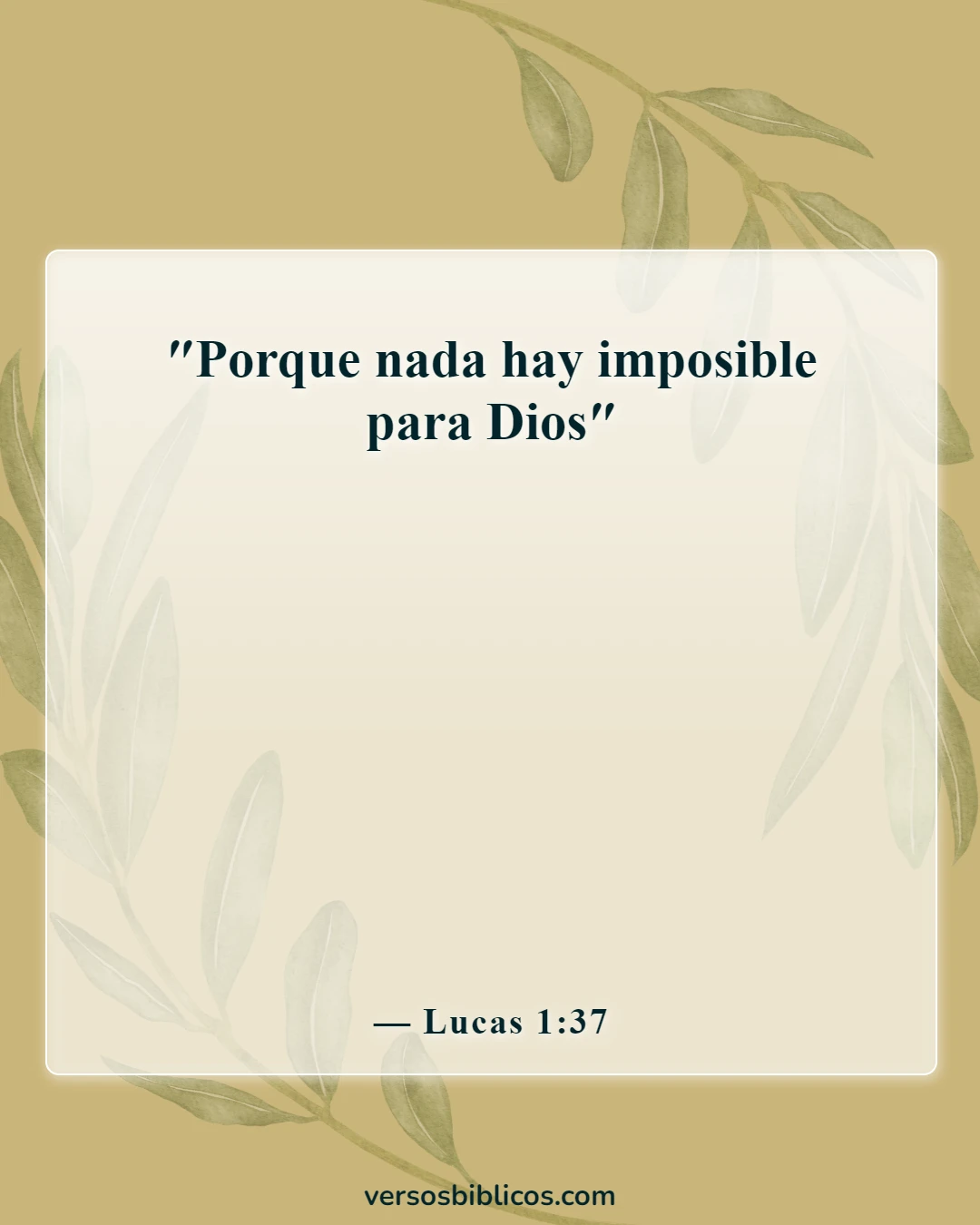 Versículos de la Biblia sobre el embarazo inesperado (Lucas 1:37)