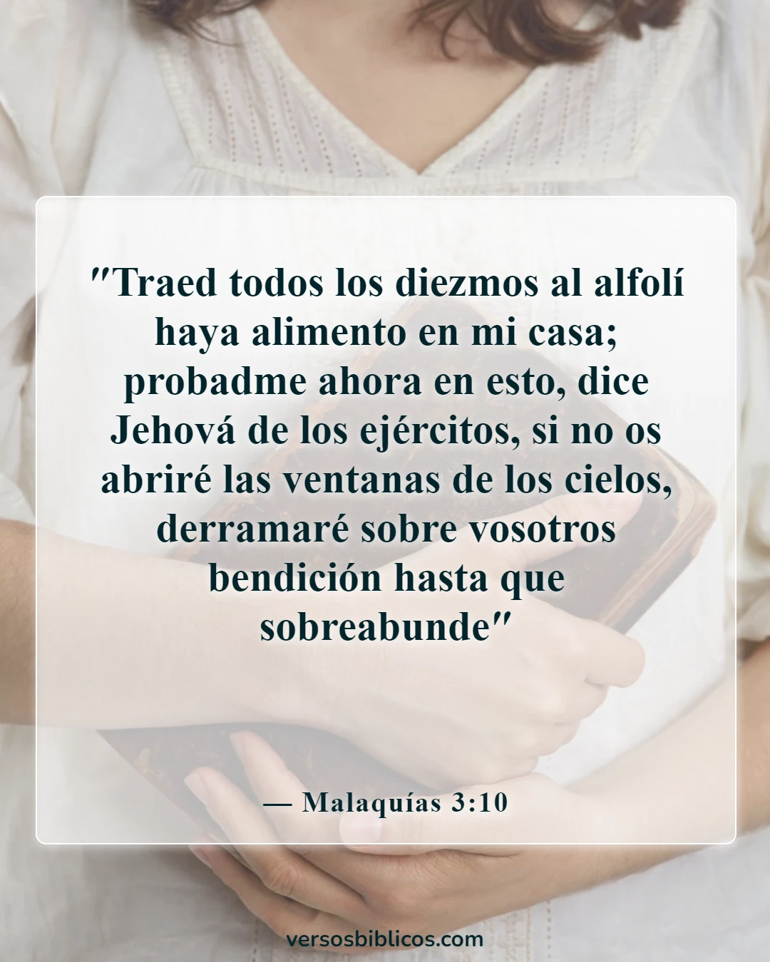 Versículos de la Biblia sobre la restauración (Malaquías 3:10)