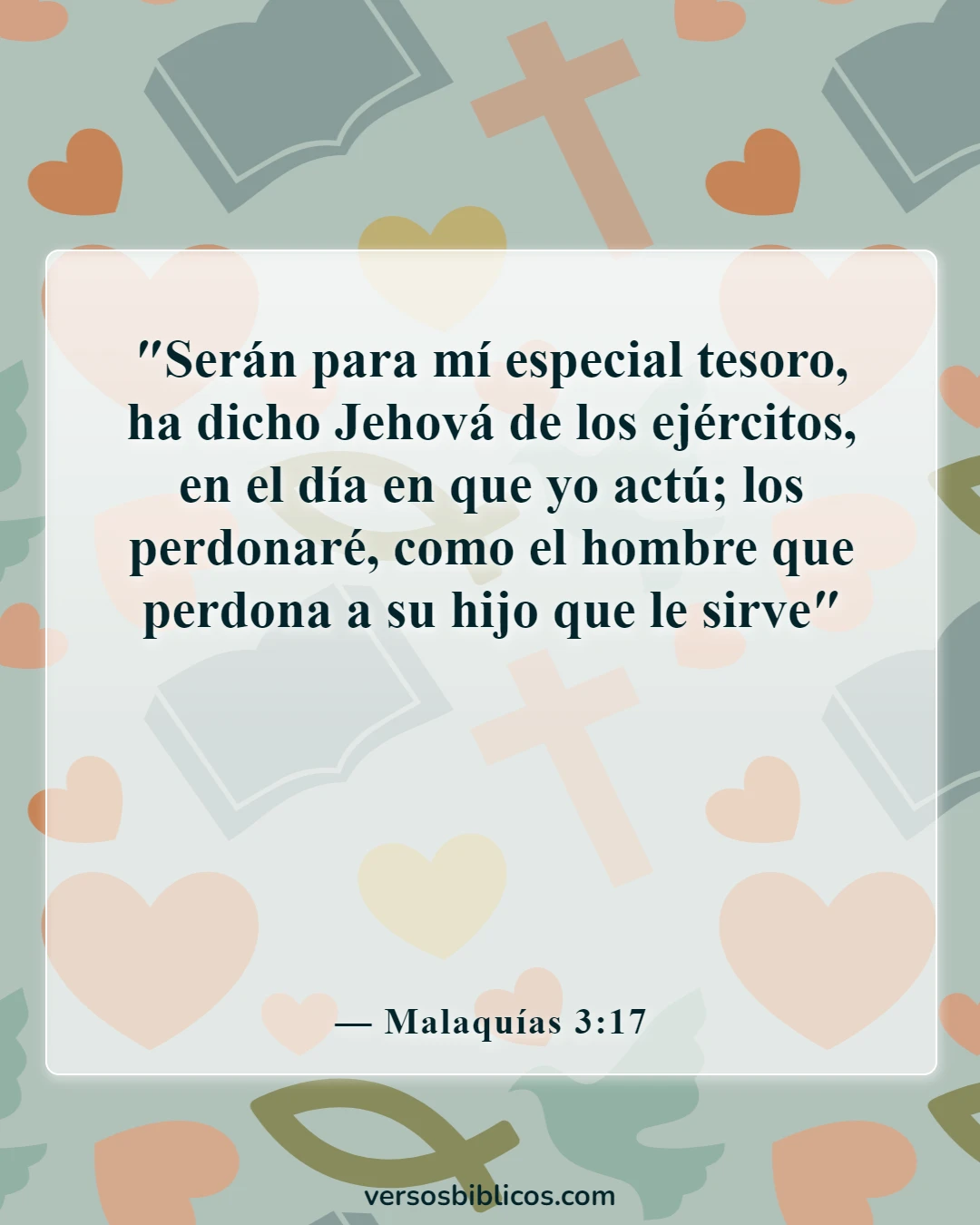 Versículos de la Biblia sobre el Dios de los ejércitos de ángeles (Malaquías 3:17)