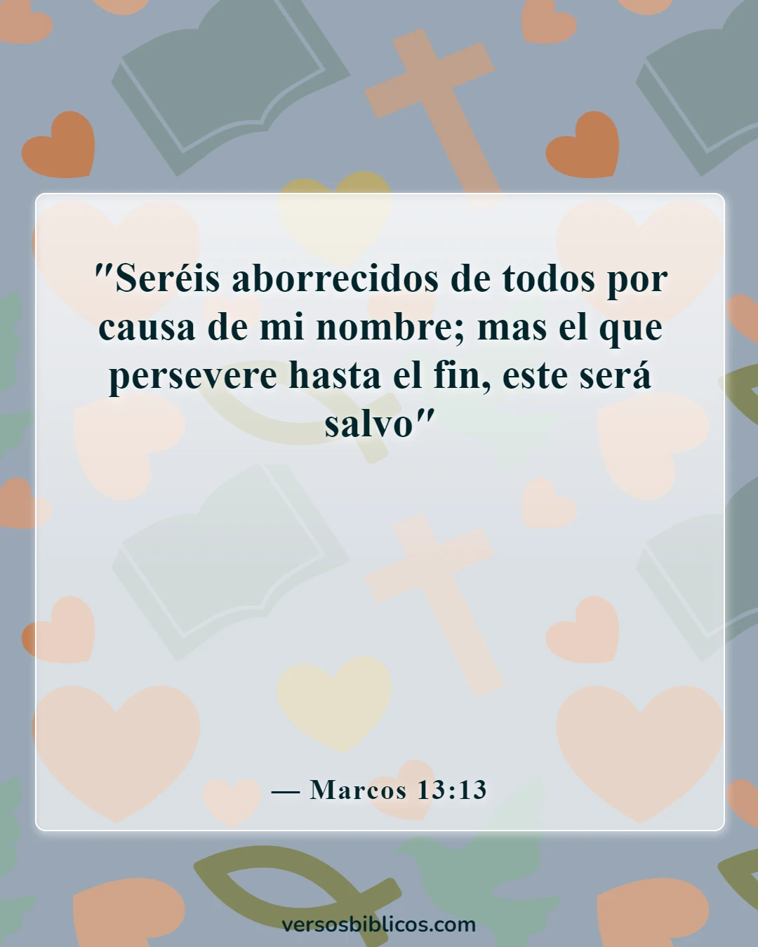 Versículos de la Biblia sobre la destrucción de la tierra con fuego (Marcos 13:13)