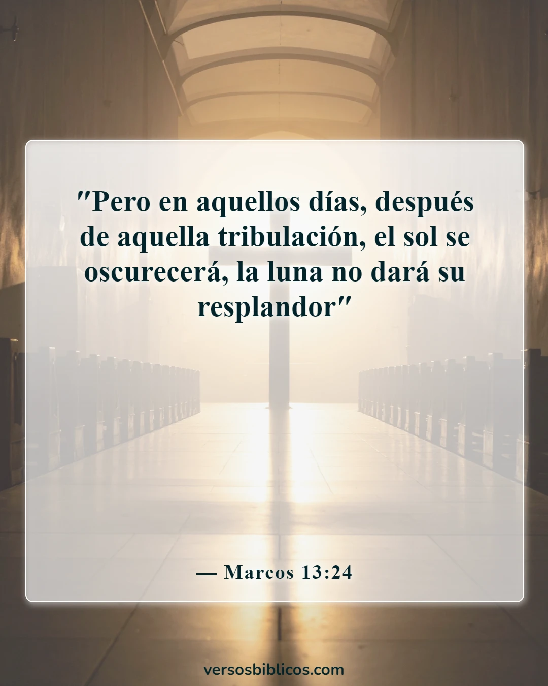 Versículos de la Biblia sobre el sol (Marcos 13:24)