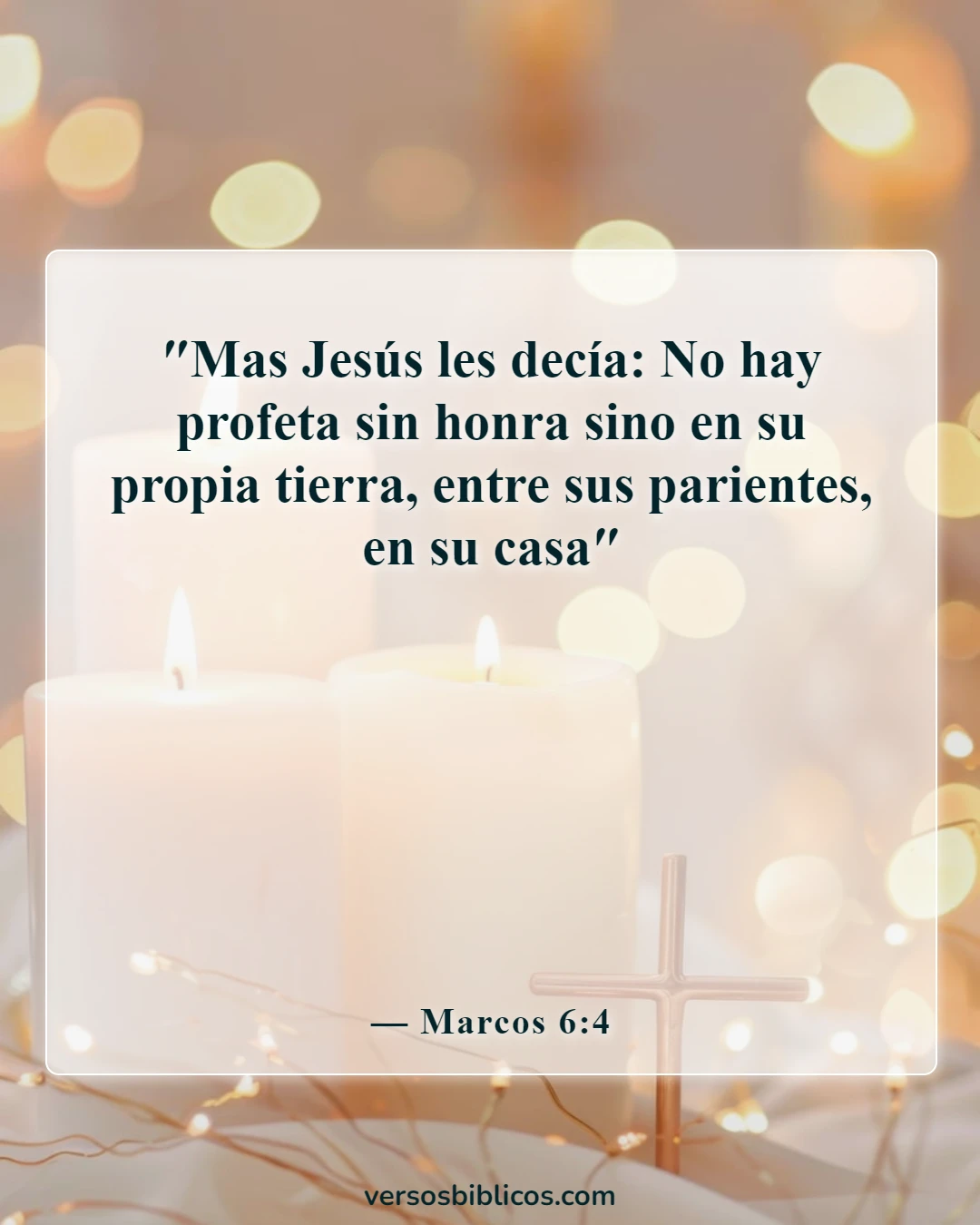 Versículos de la Biblia sobre Jesús hermanos y hermanas (Marcos 6:4)