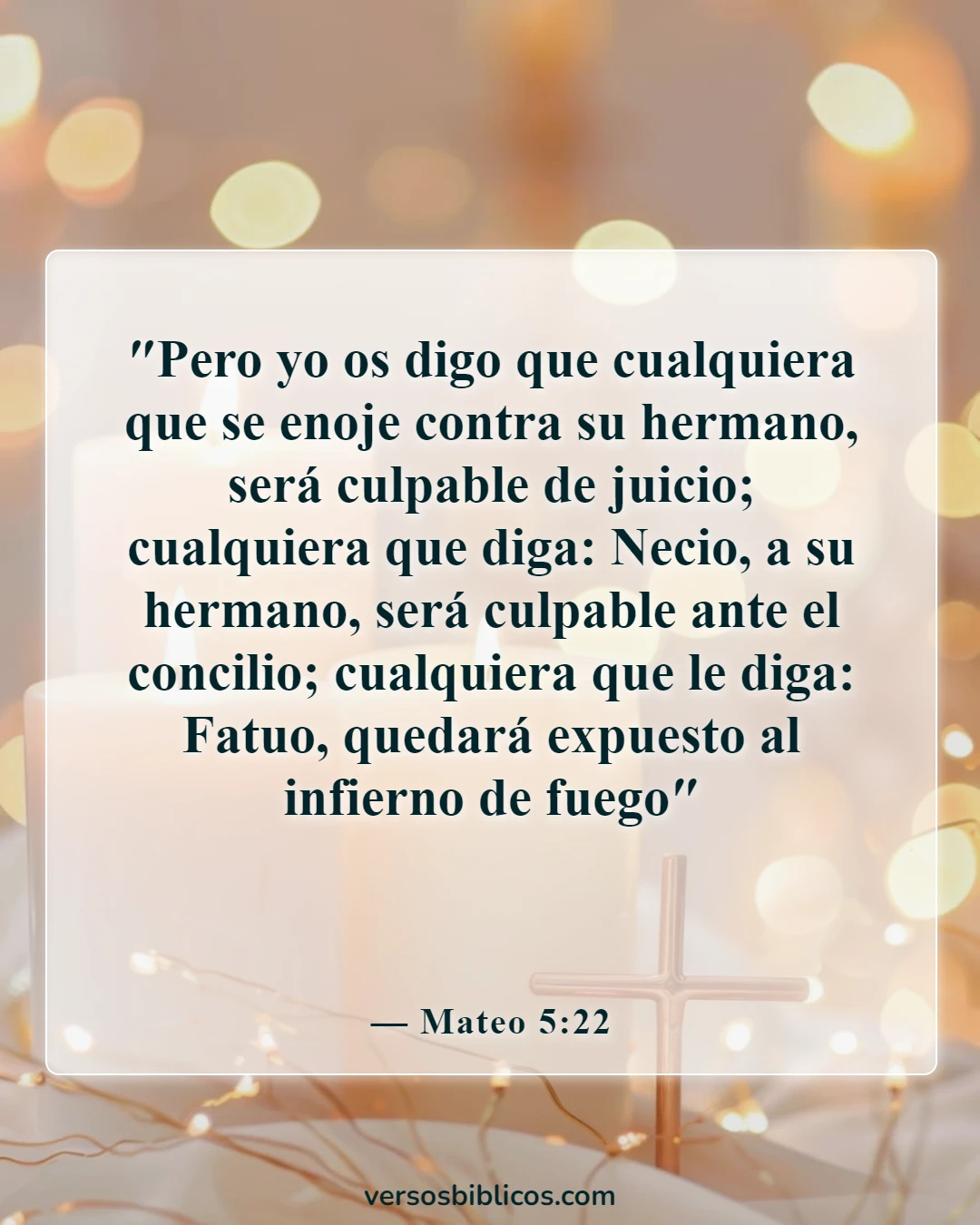 Versículos de la Biblia sobre la ira (Mateo 5:22)