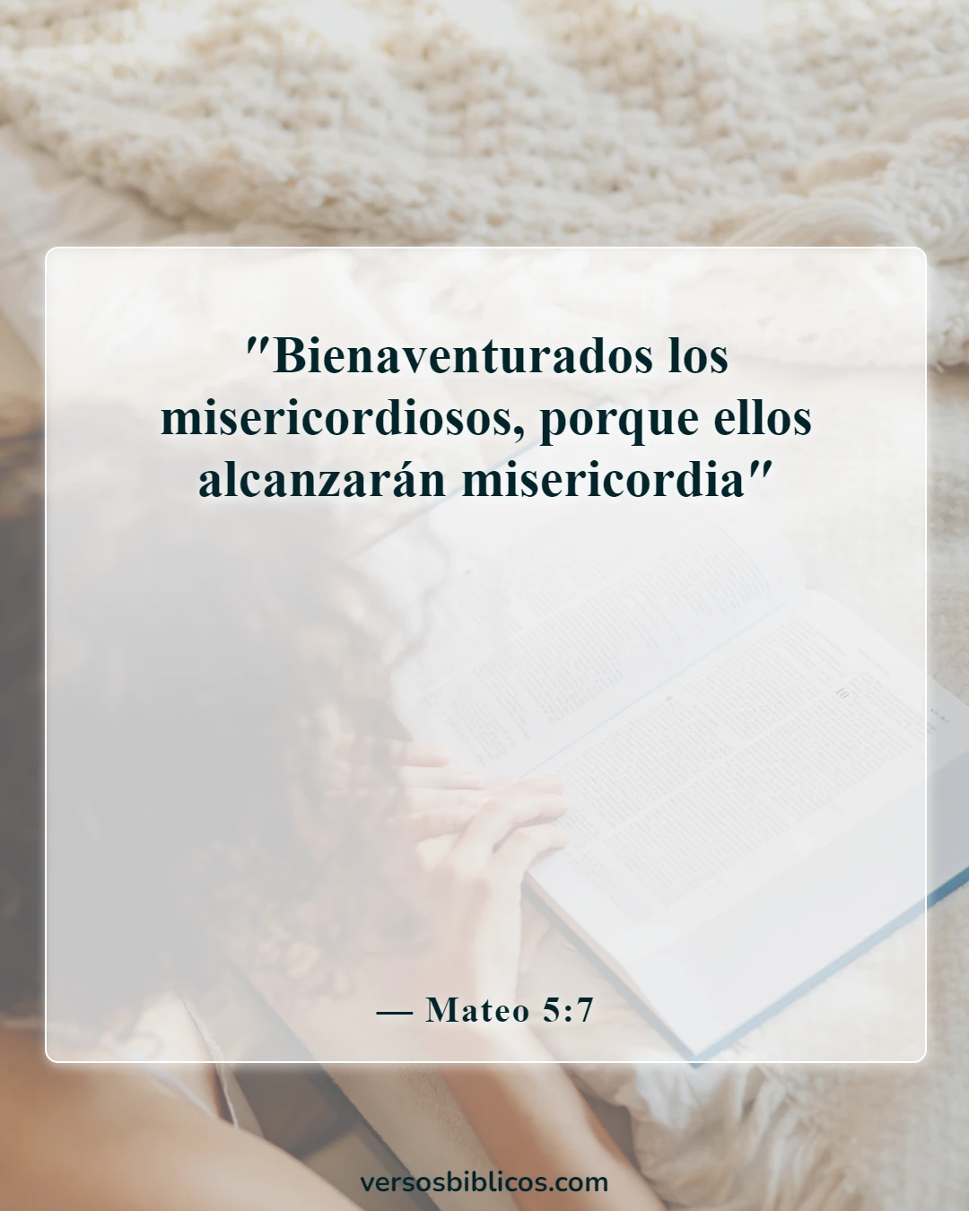 Versículos de la Biblia sobre la compasión (Mateo 5:7)