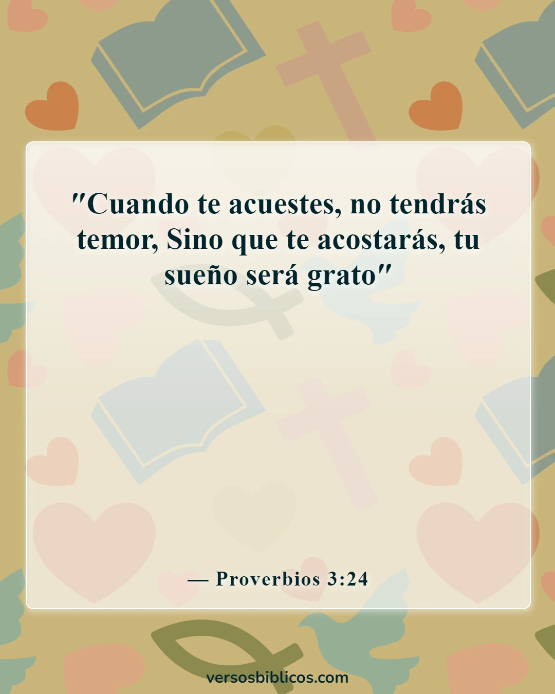 Versículos de la Biblia sobre la mente perturbada (Proverbios 3:24)