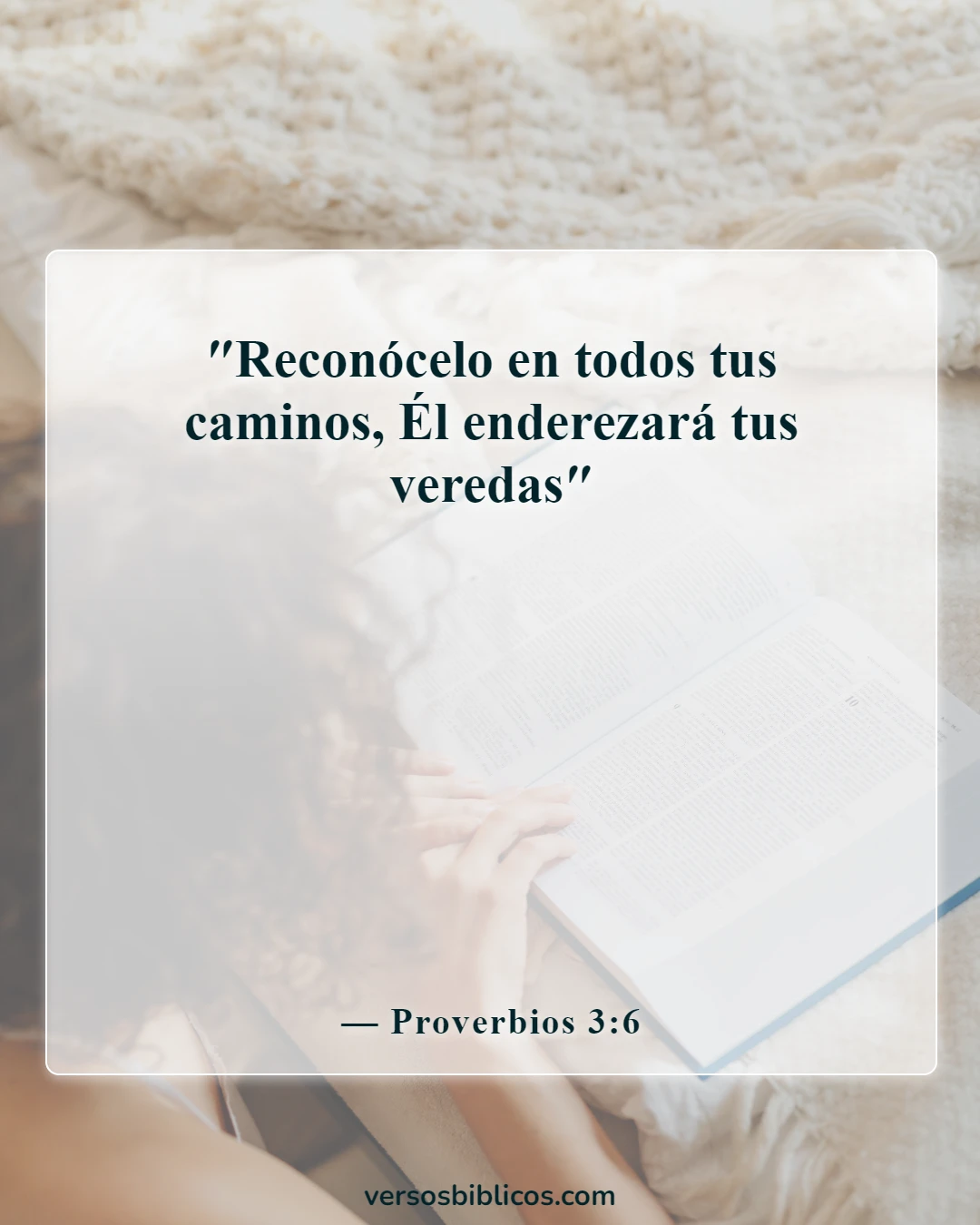 Versículos de la Biblia sobre la duda (Proverbios 3:6)