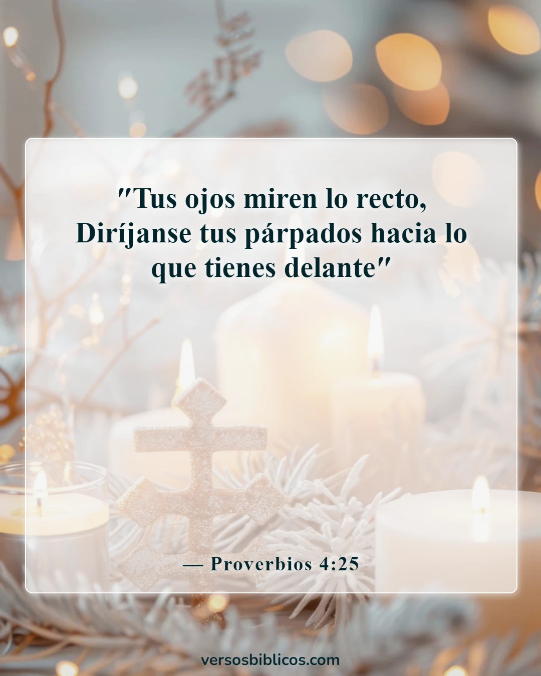 Versículos de la Biblia sobre olvidar el pasado (Proverbios 4:25)