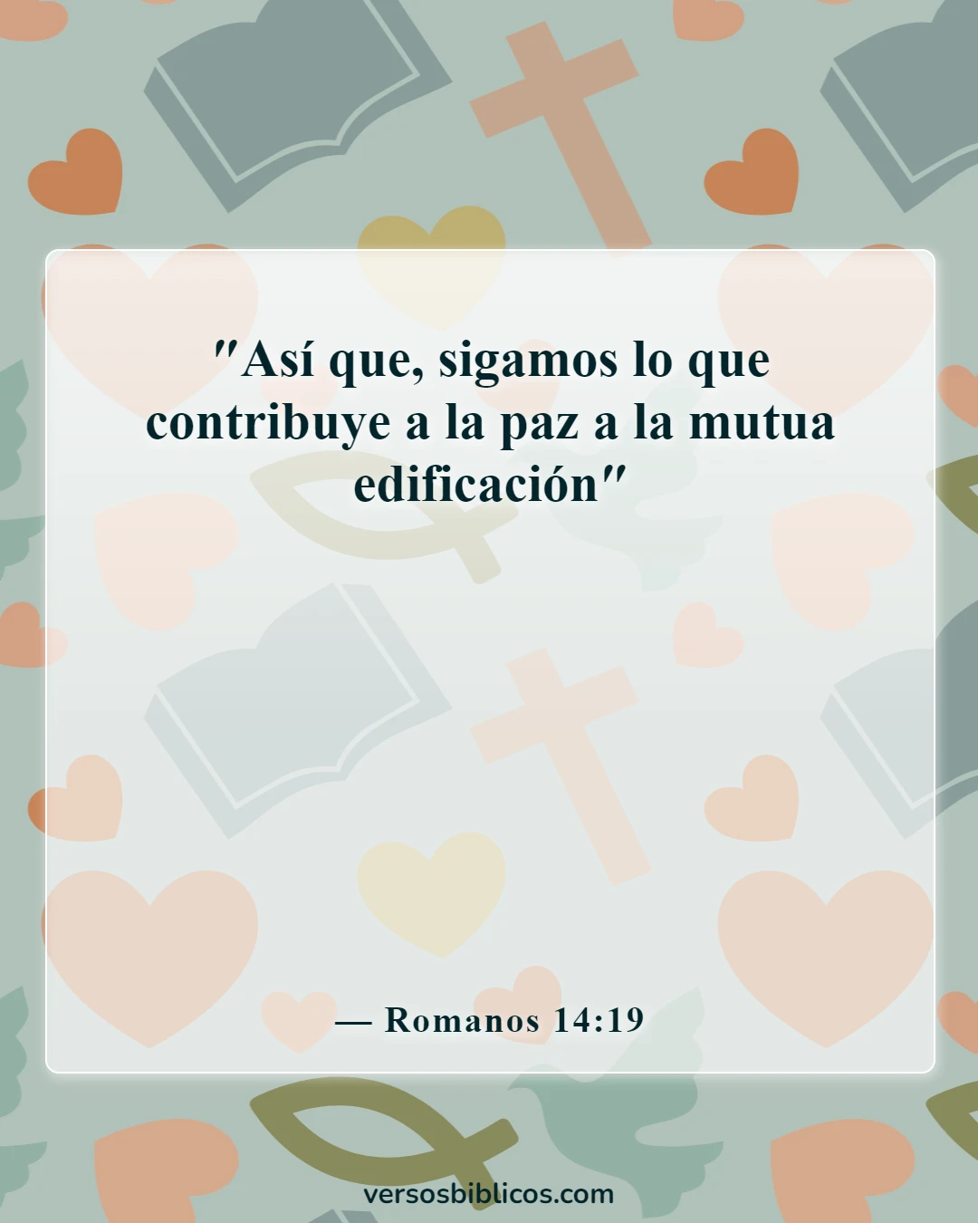 Versículos de la Biblia sobre la suegra (Romanos 14:19)