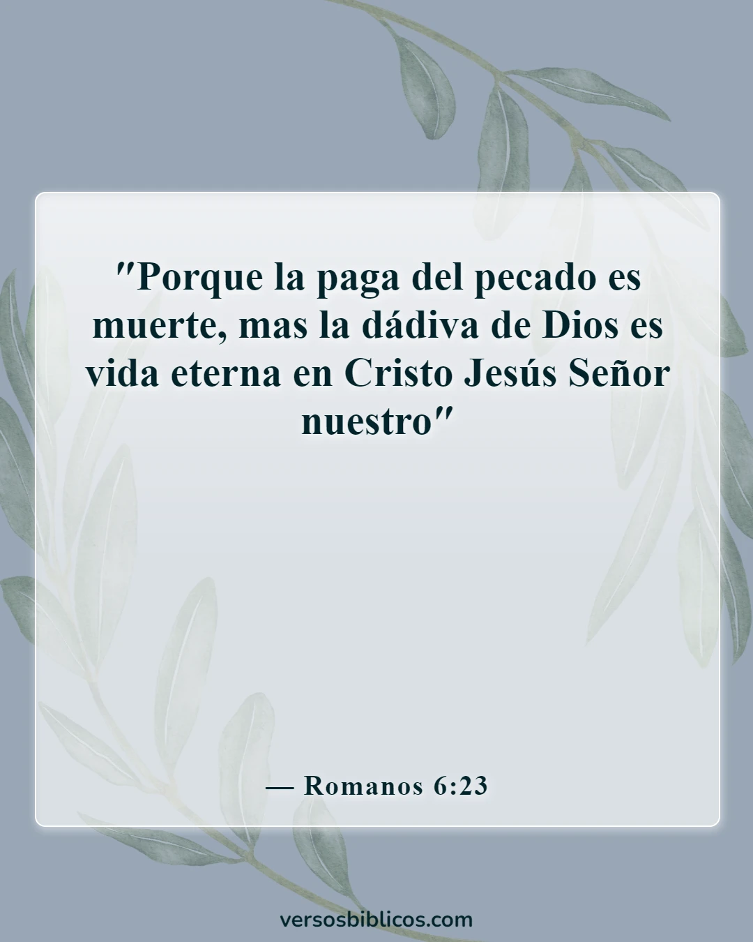 Versículos de la Biblia sobre la idolatría (Romanos 6:23)