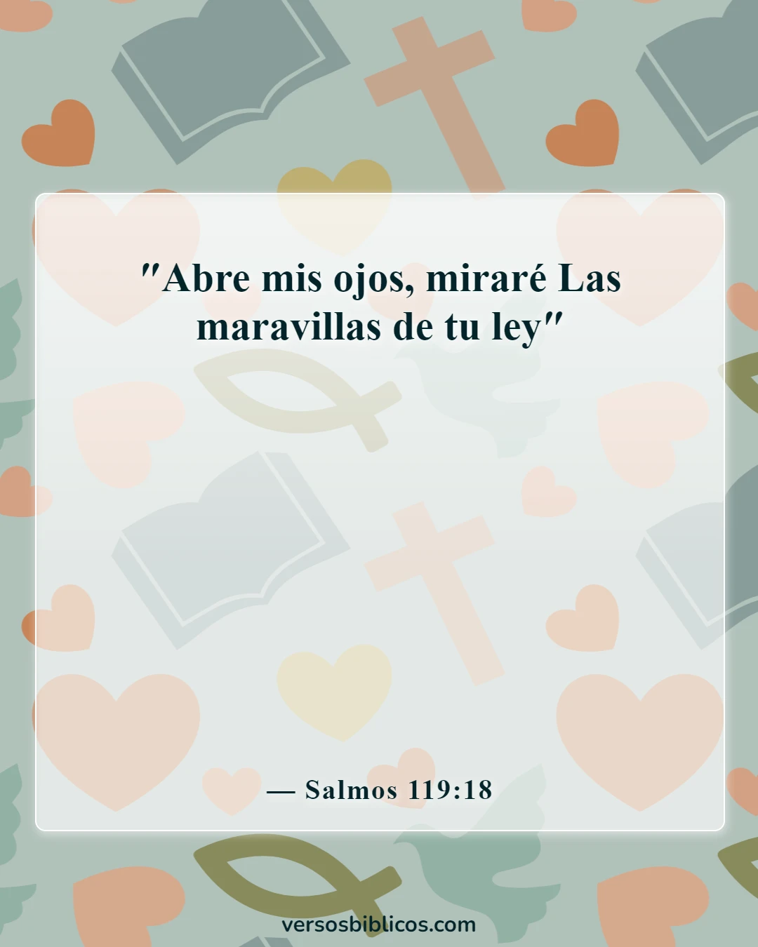 Versículos de la Biblia sobre despertar (Salmos 119:18)