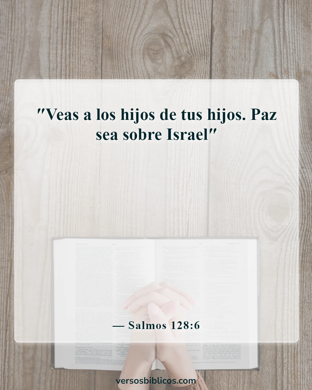 Los versículos de la Biblia sobre los nietos son una bendición de Dios (Salmos 128:6)