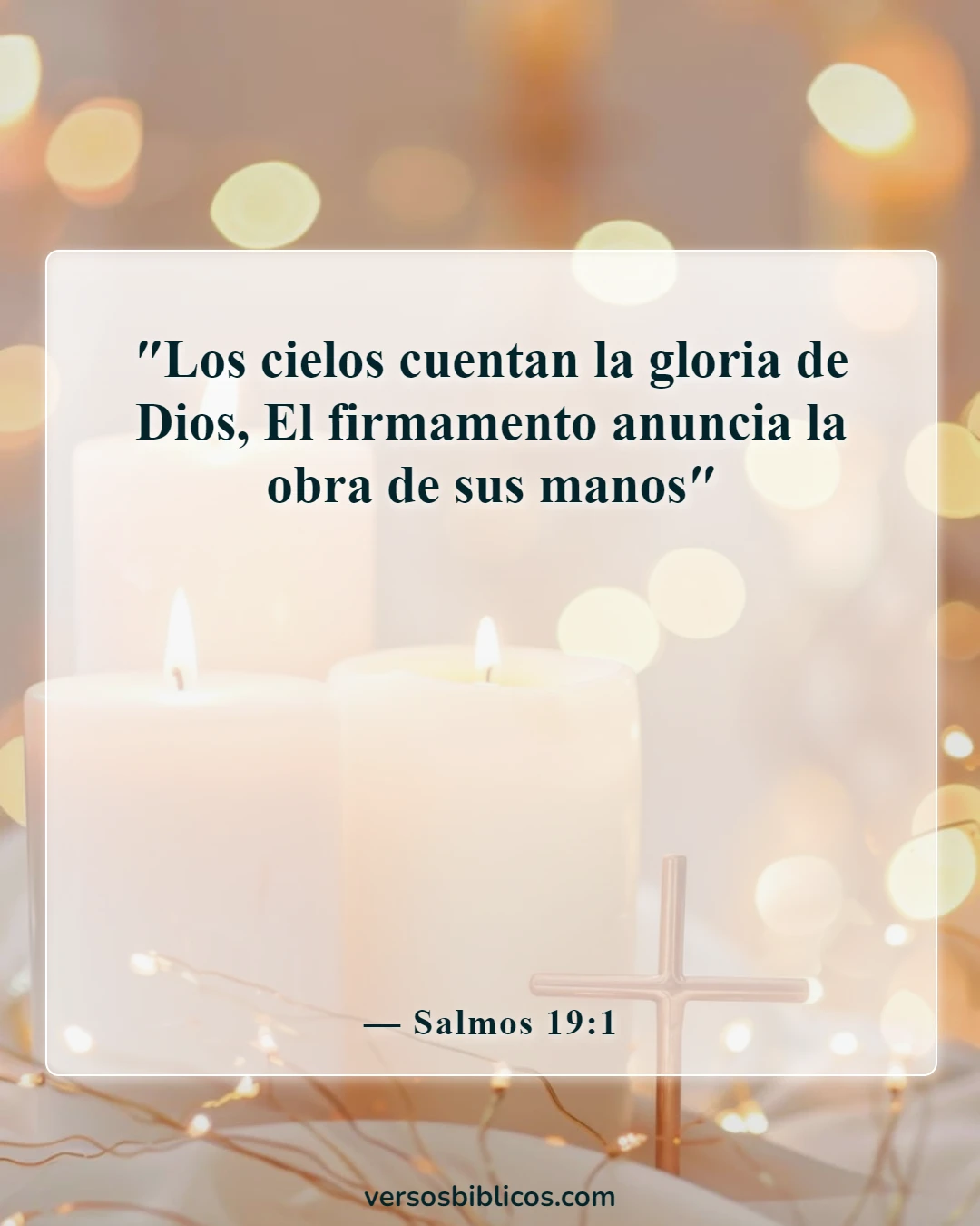 Versículos de la Biblia sobre el sol (Salmos 19:1)