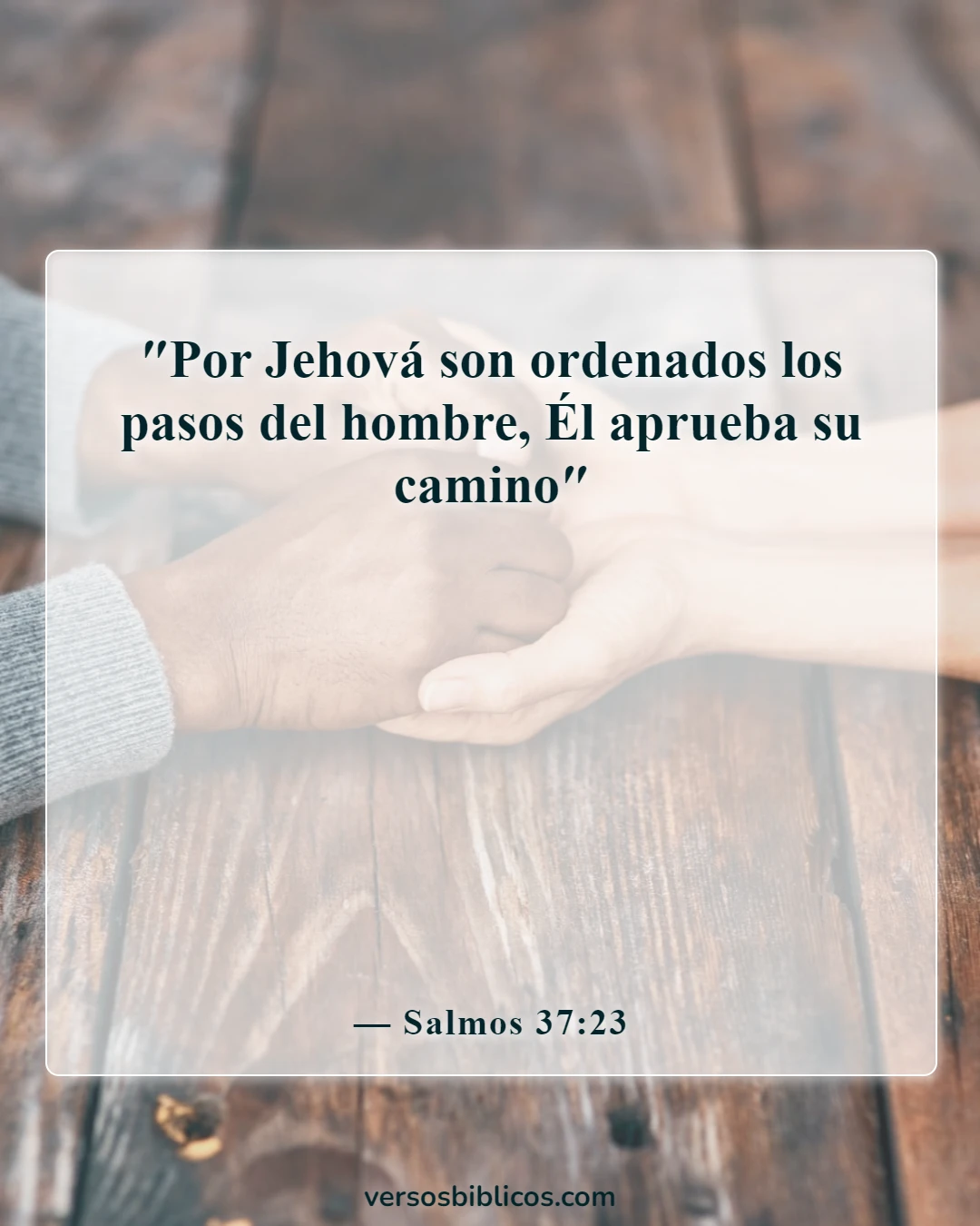 Versículos de la Biblia sobre la enseñanza a los niños (Salmos 37:23)