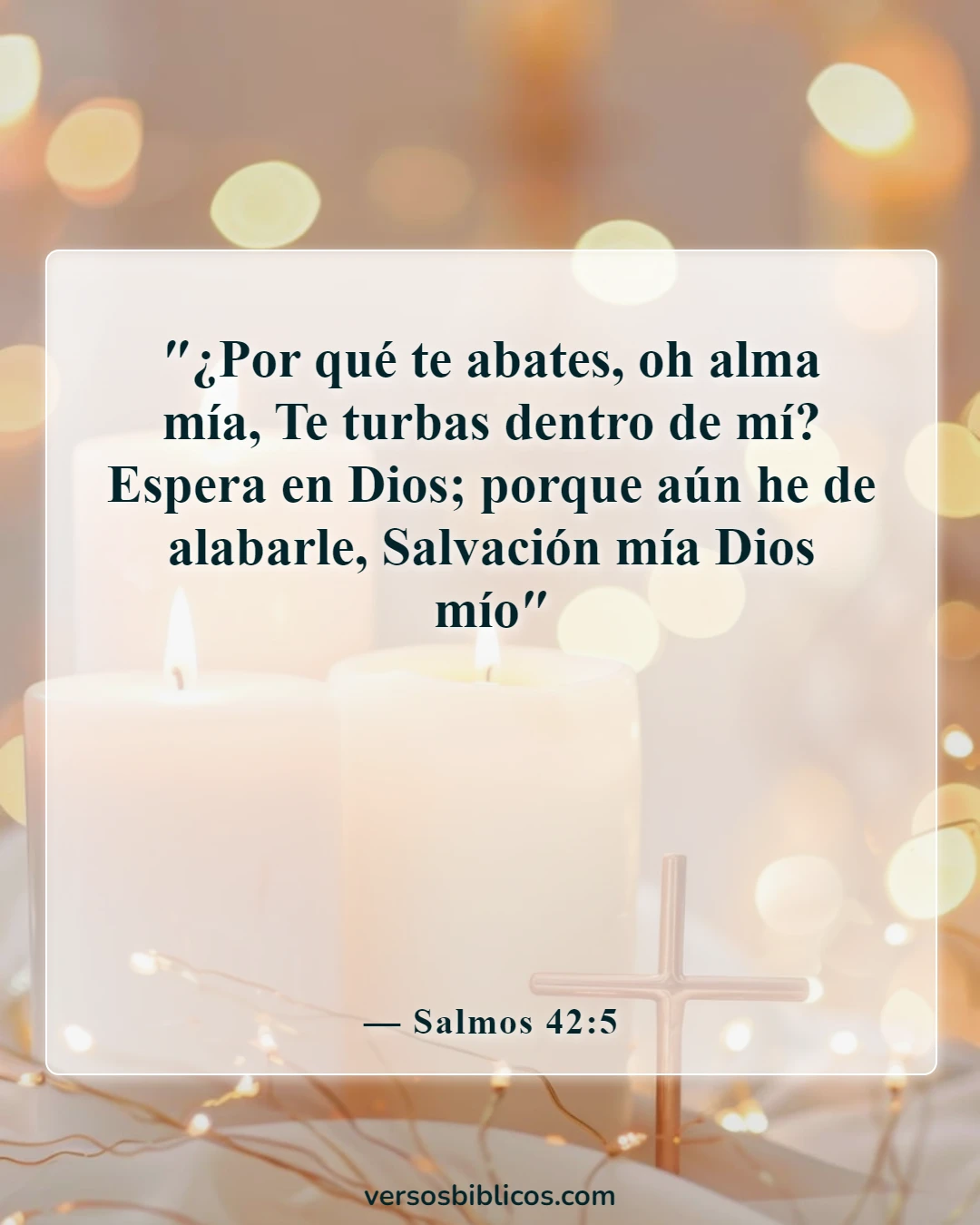 Versículos de la Biblia sobre la parálisis espiritual (Salmos 42:5)