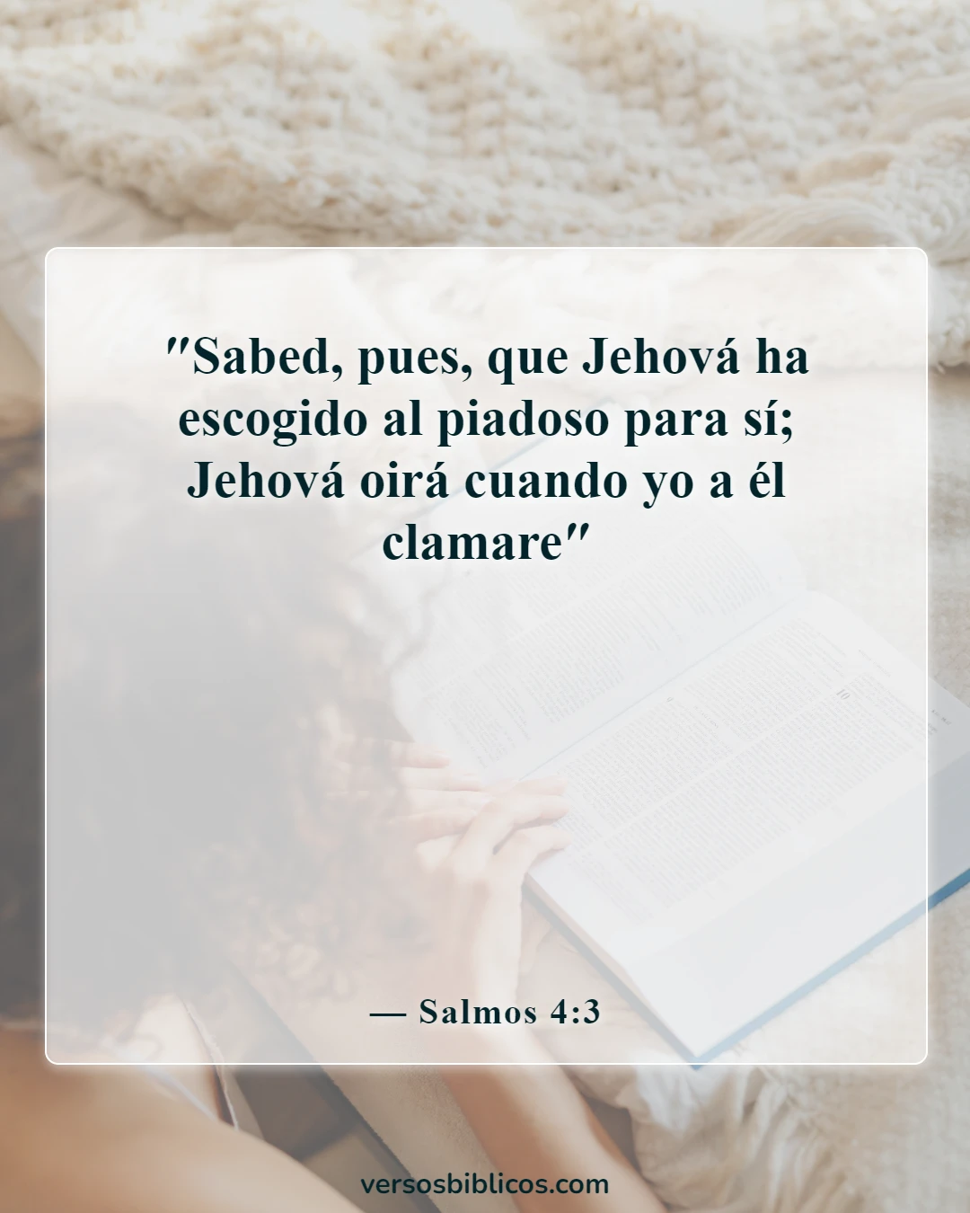Versículos de la Biblia sobre los apartados del mundo (Salmos 4:3)