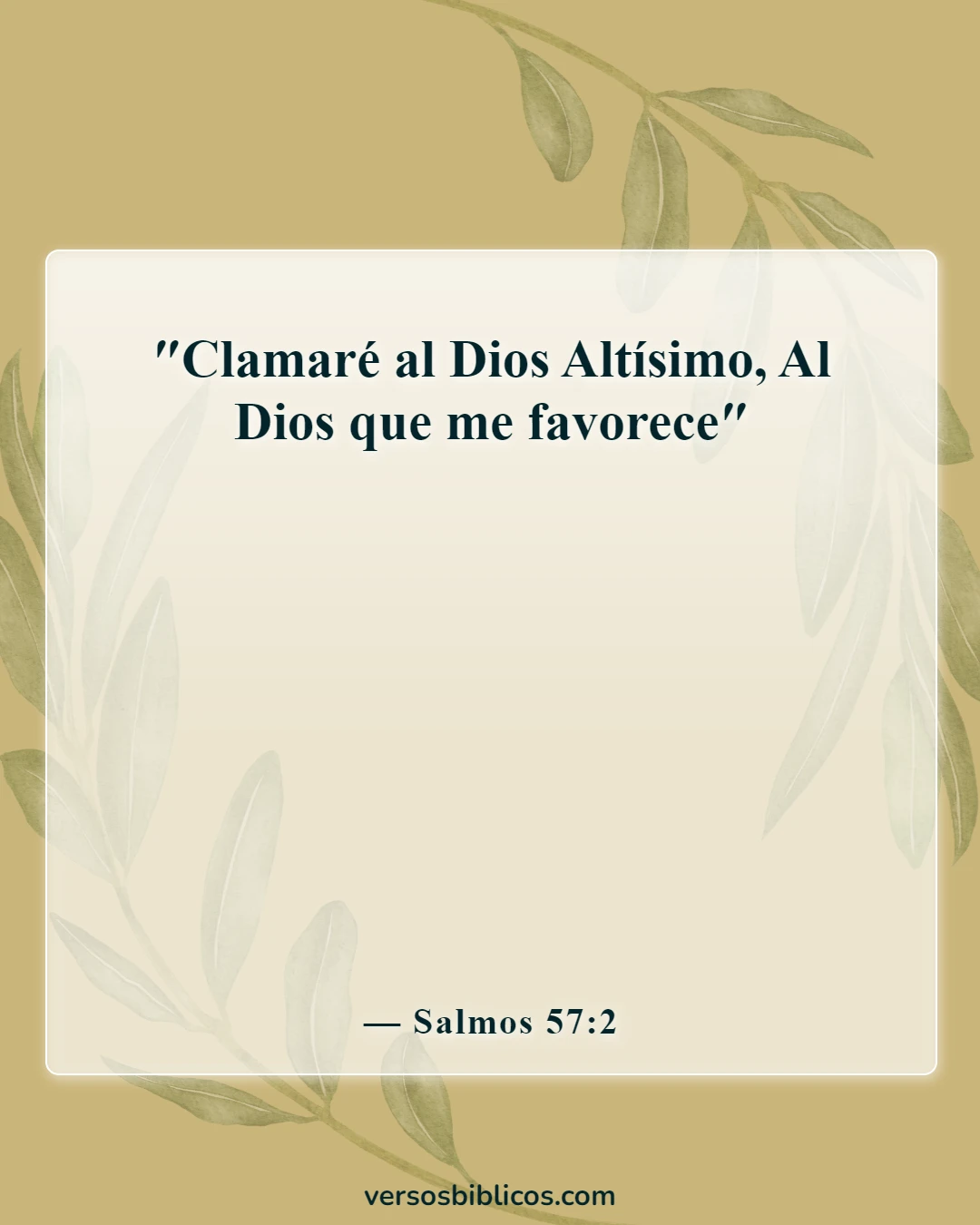 Versículos de la Biblia sobre los planes de Dios (Salmos 57:2)