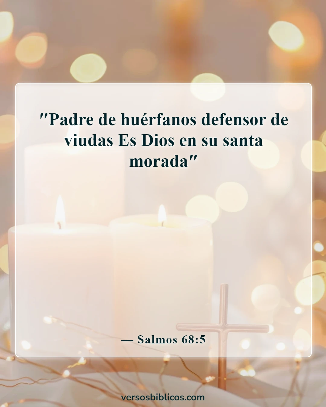 Versículos de la Biblia sobre padres malos y tóxicos (Salmos 68:5)