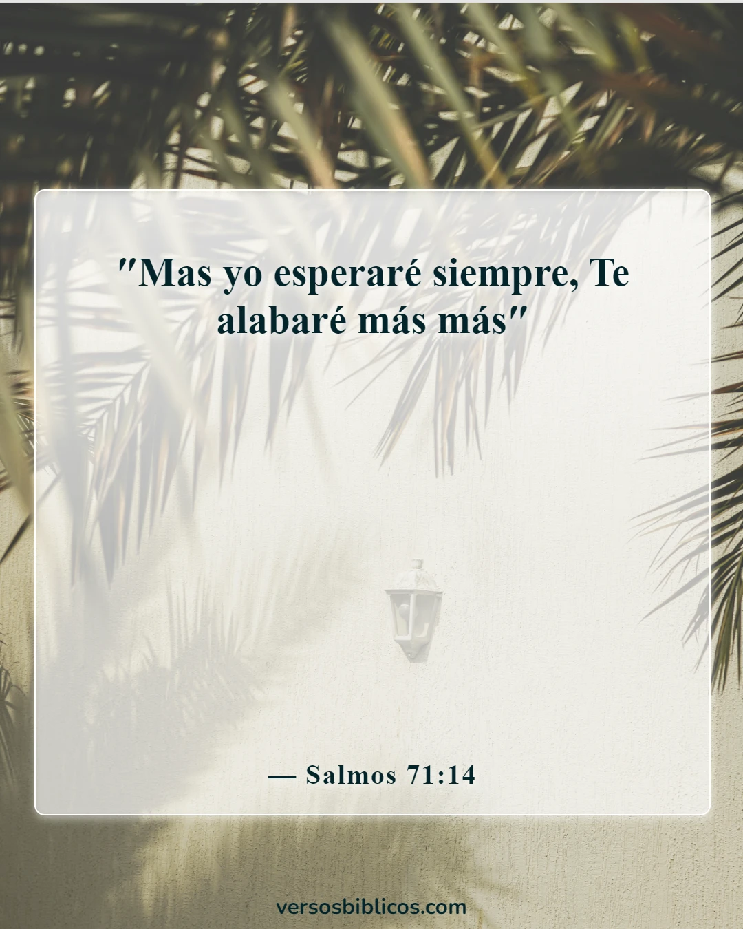 Versículos de la Biblia sobre la elevación de los pacientes con cáncer (Salmos 71:14)