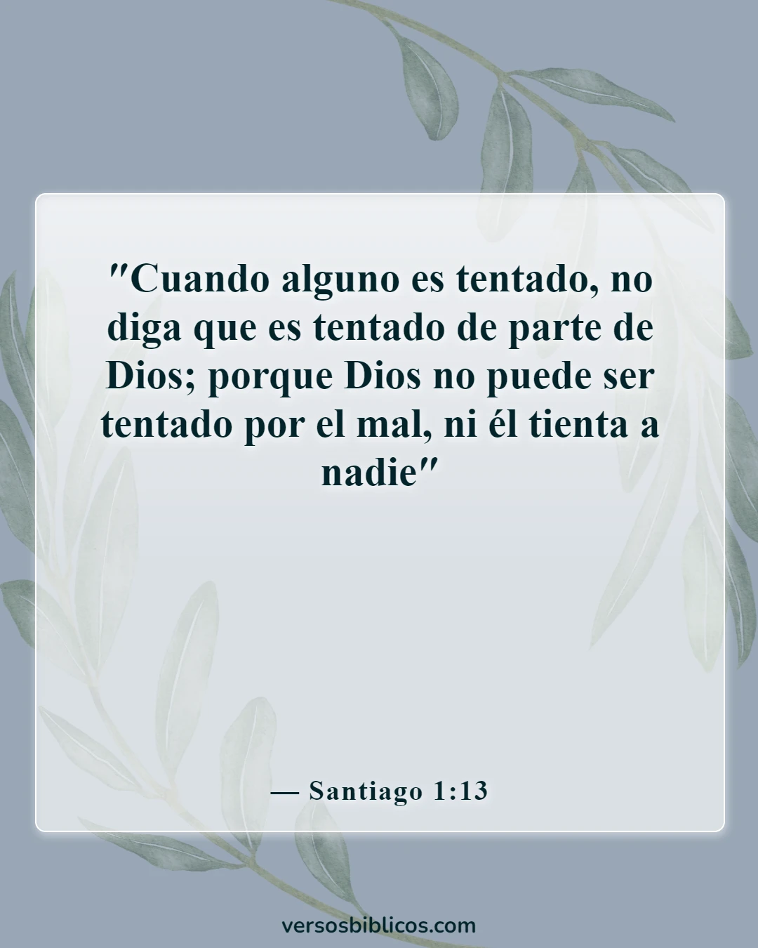 Versículos de la Biblia sobre Dios nos da libre albedrío (Santiago 1:13)