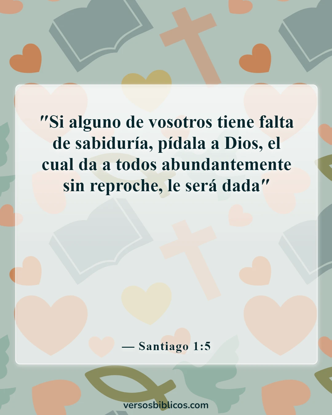 Versículos de la Biblia sobre vivir la vida con propósito (Santiago 1:5)